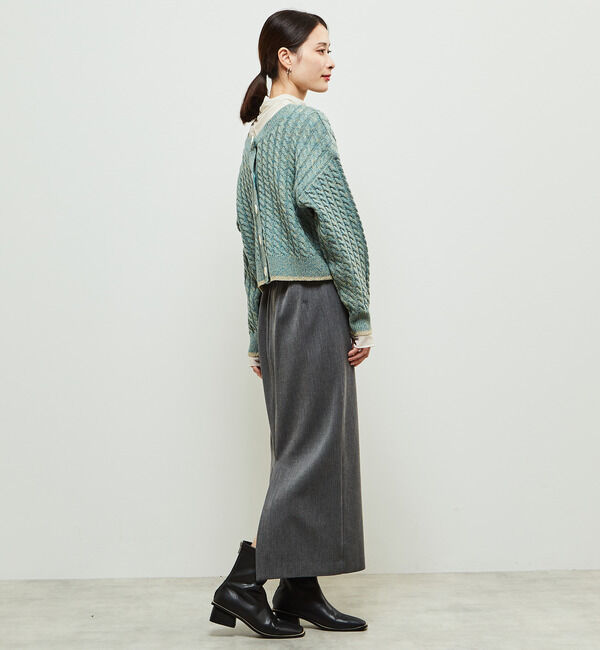 Soffitto「ストレッチオックスシャンブレータイトスカート」|スカート|