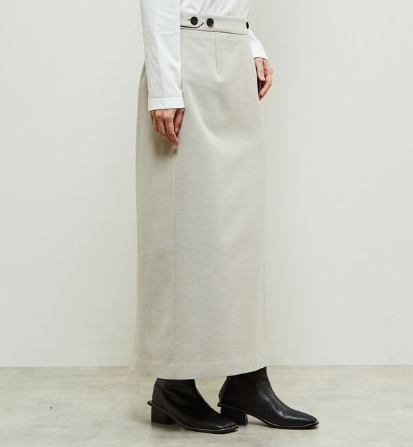 Soffitto「ストレッチオックスシャンブレータイトスカート」|スカート|