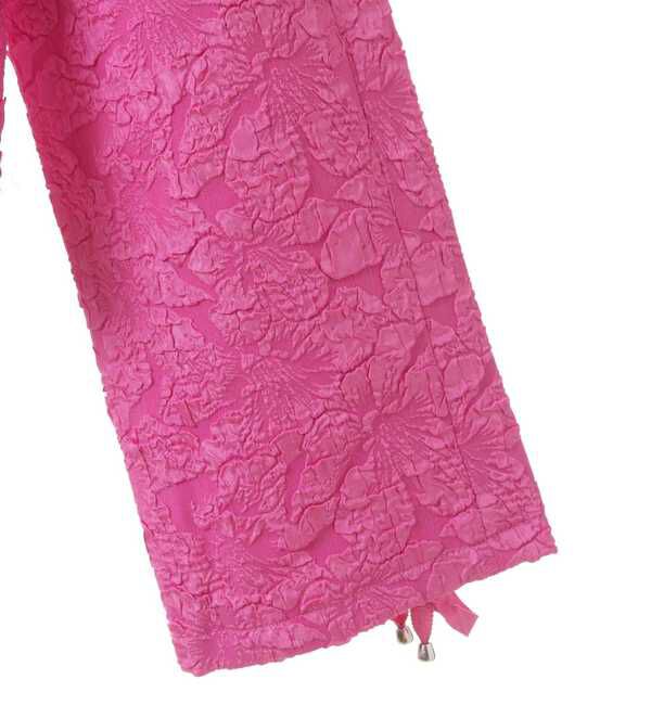 A_「【BAUM UND PFERDGARTEN/バウムウンドヘルガーテン】フラワージャカードショートジャケット」|テーラードジャケット|