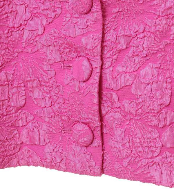 A_「【BAUM UND PFERDGARTEN/バウムウンドヘルガーテン】フラワージャカードショートジャケット」|テーラードジャケット|