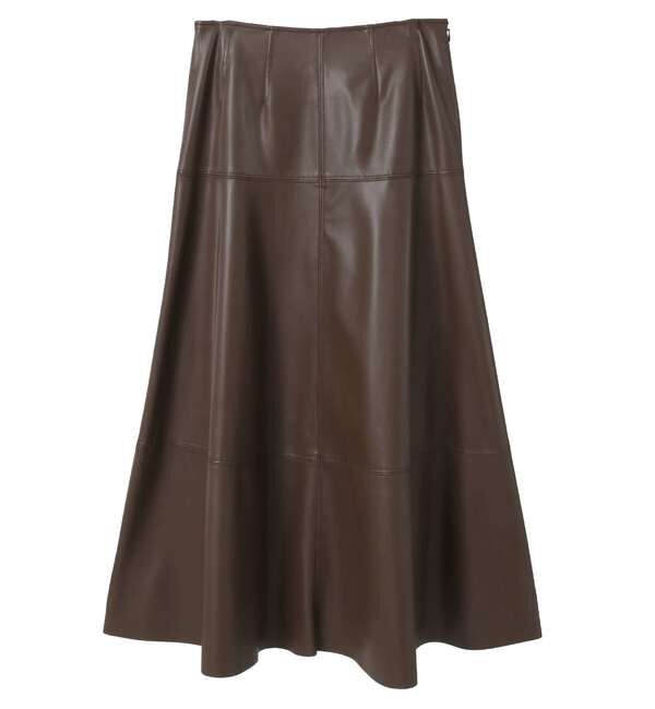 SOFFITTO「合成皮革切替デザインマーメイドスカート」|スカート|