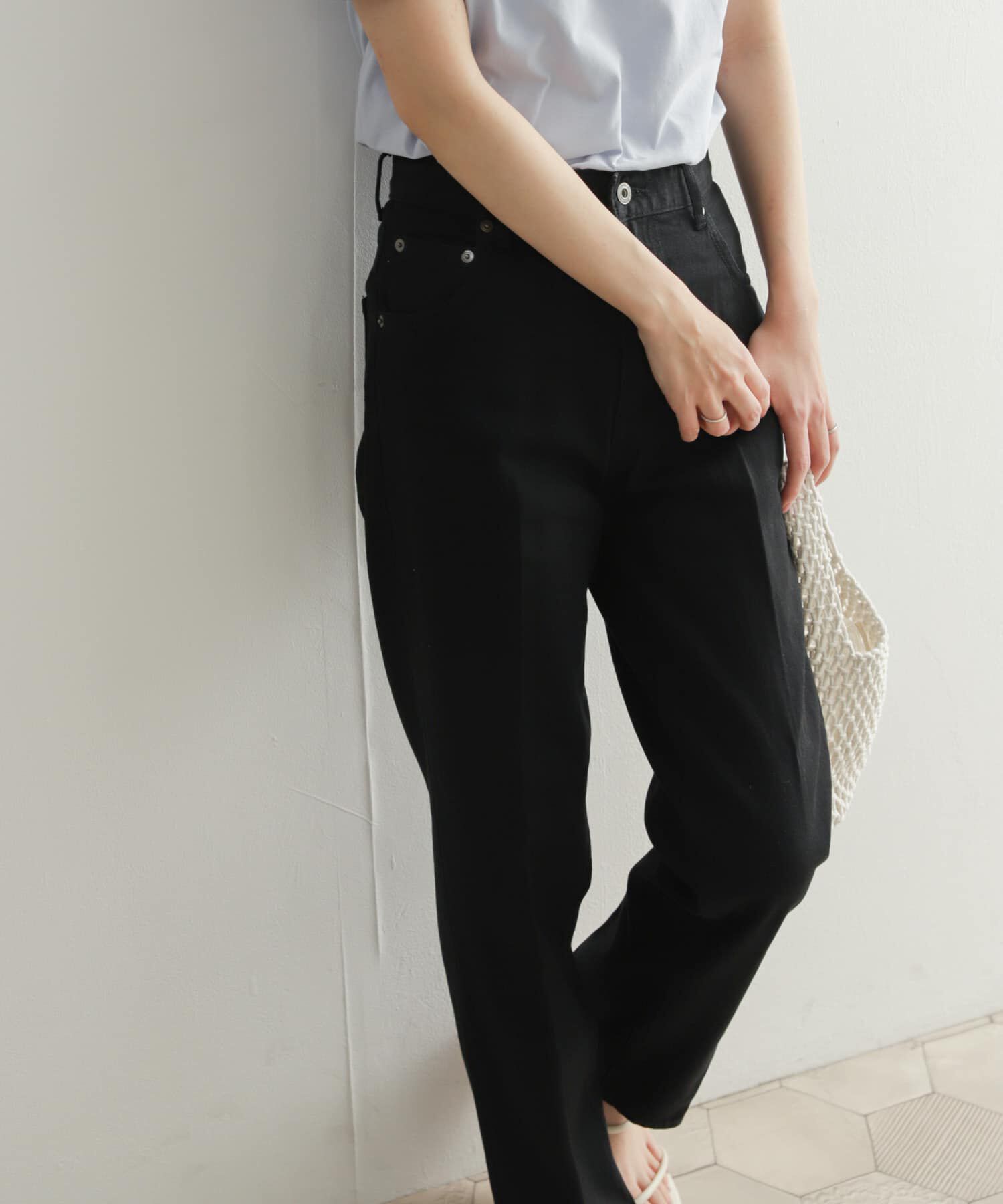 URBAN RESEARCH DOORS「ハイライズデニムパンツ」|デニム|