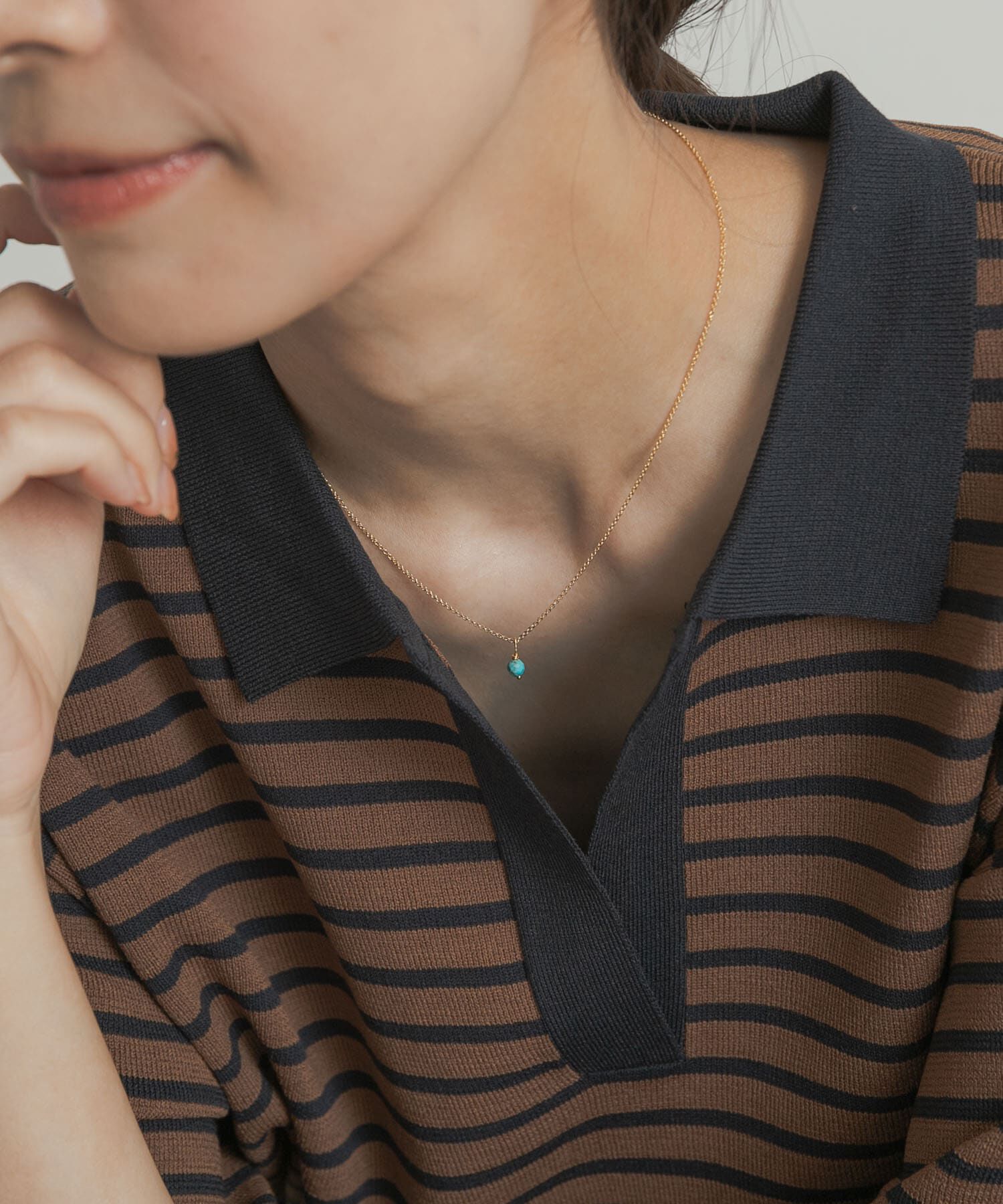 URBAN RESEARCH DOORS「誕生石ネックレス」|ネックレス|ブルー系その他