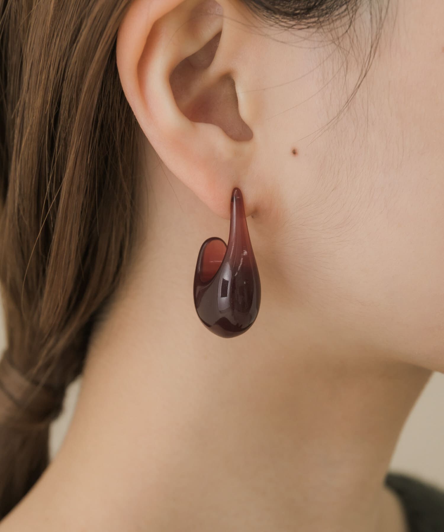 SMELLY「ジュシプランプピアス」|ピアス|パープル