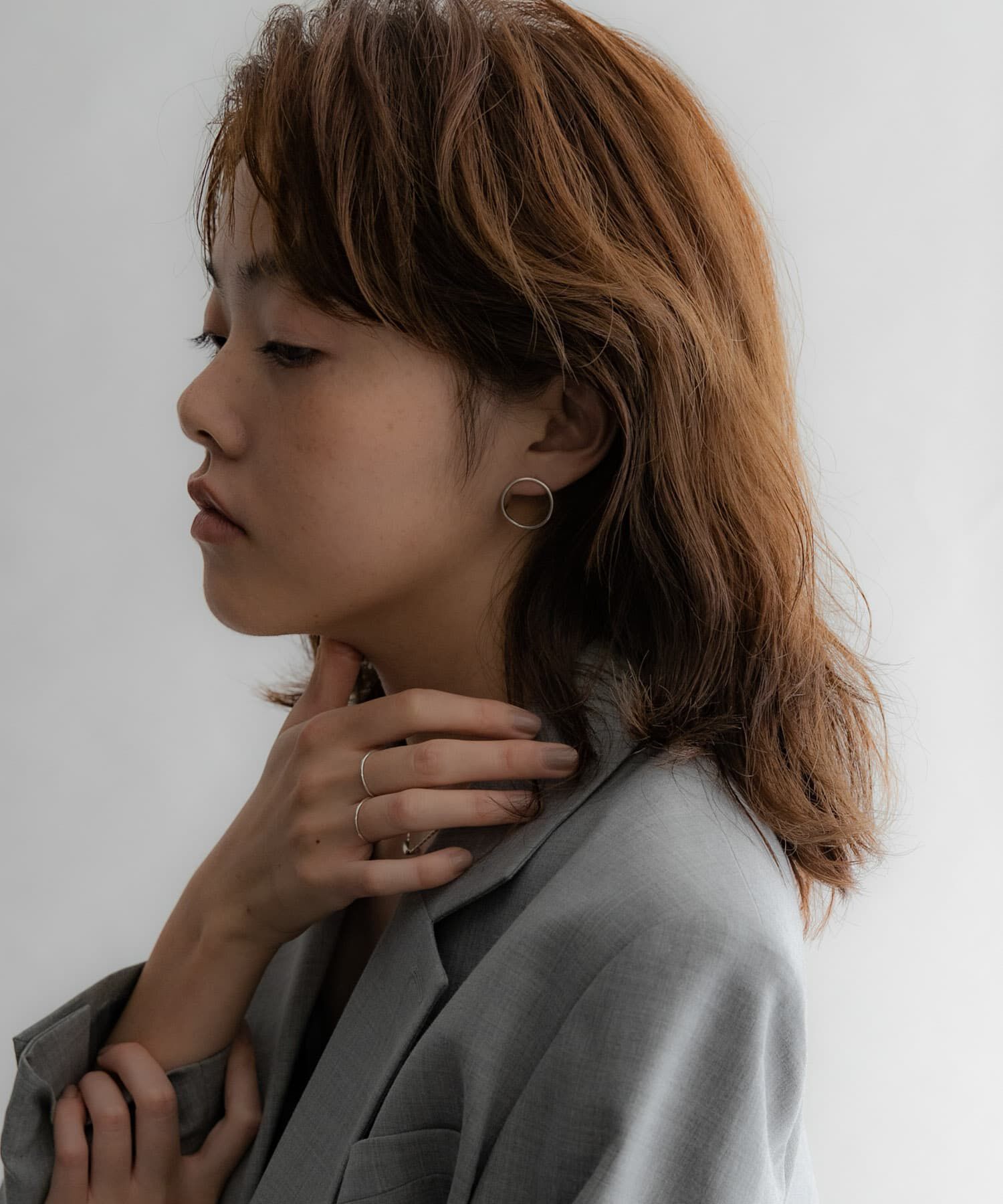 SMELLY「SMELLY so&rsquo;　curved circle pierce」|ピアス|