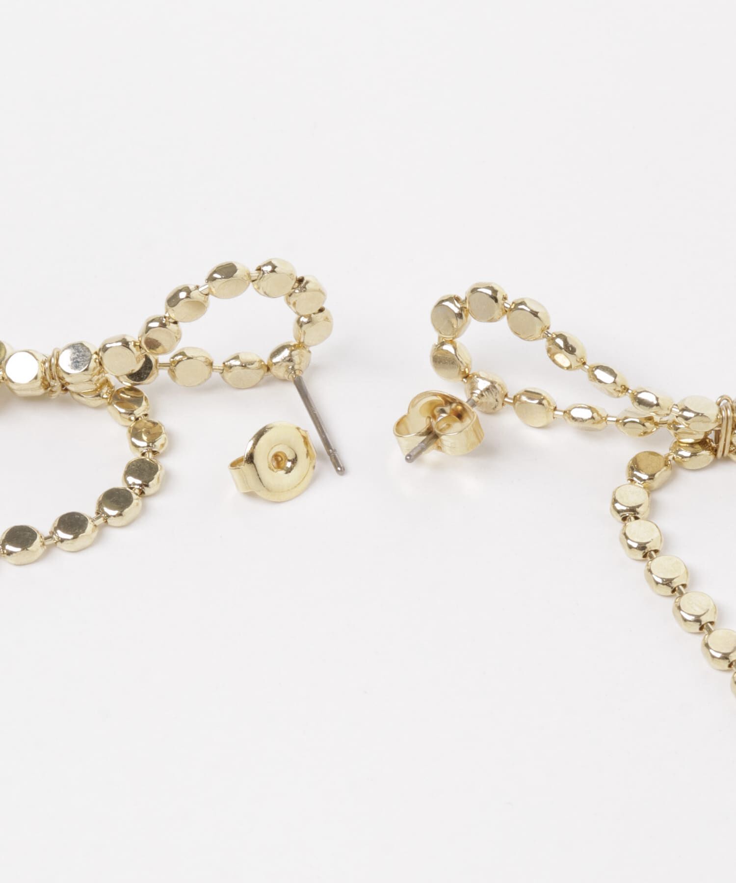 SMELLY「リボンチェーンピアス」|ピアス|