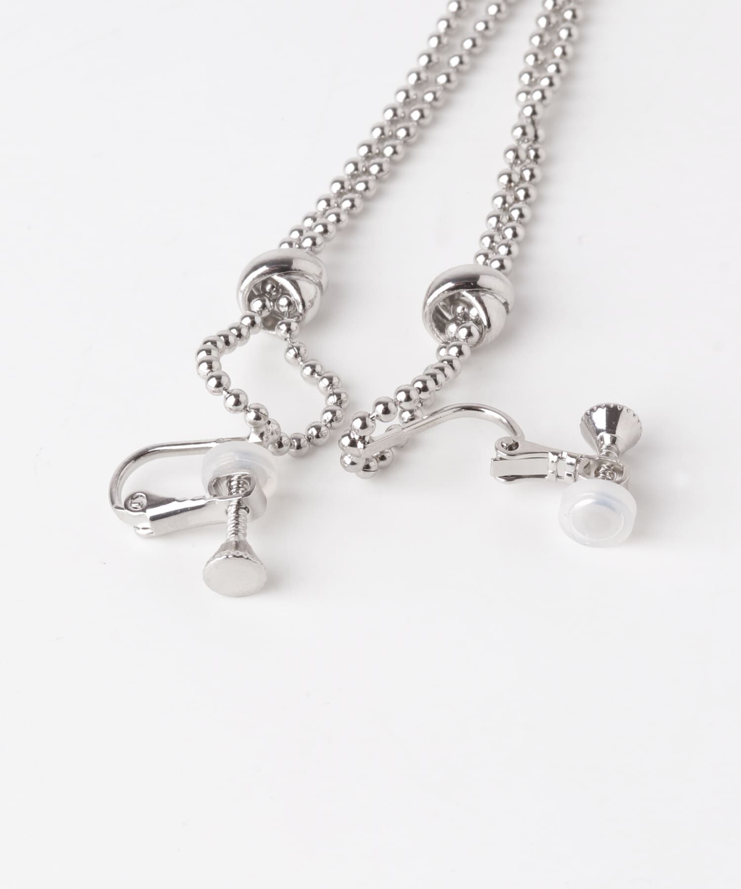 SMELLY「ボールロングチェーンイヤリング」|イヤリング|