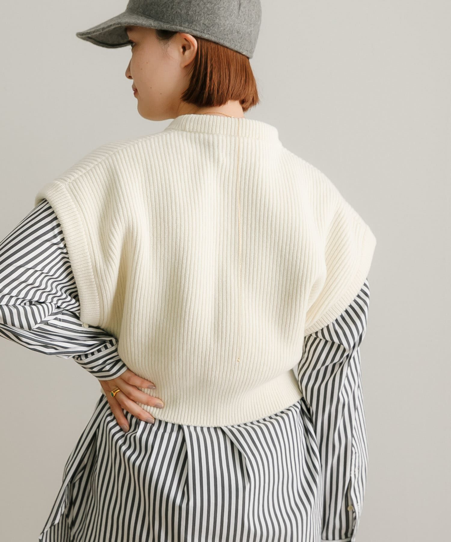 URBAN RESEARCH「『別注』ROUTINE&times;URBAN RESEARCH　WOOL KNIT VEST」|ベスト・ジレ|
