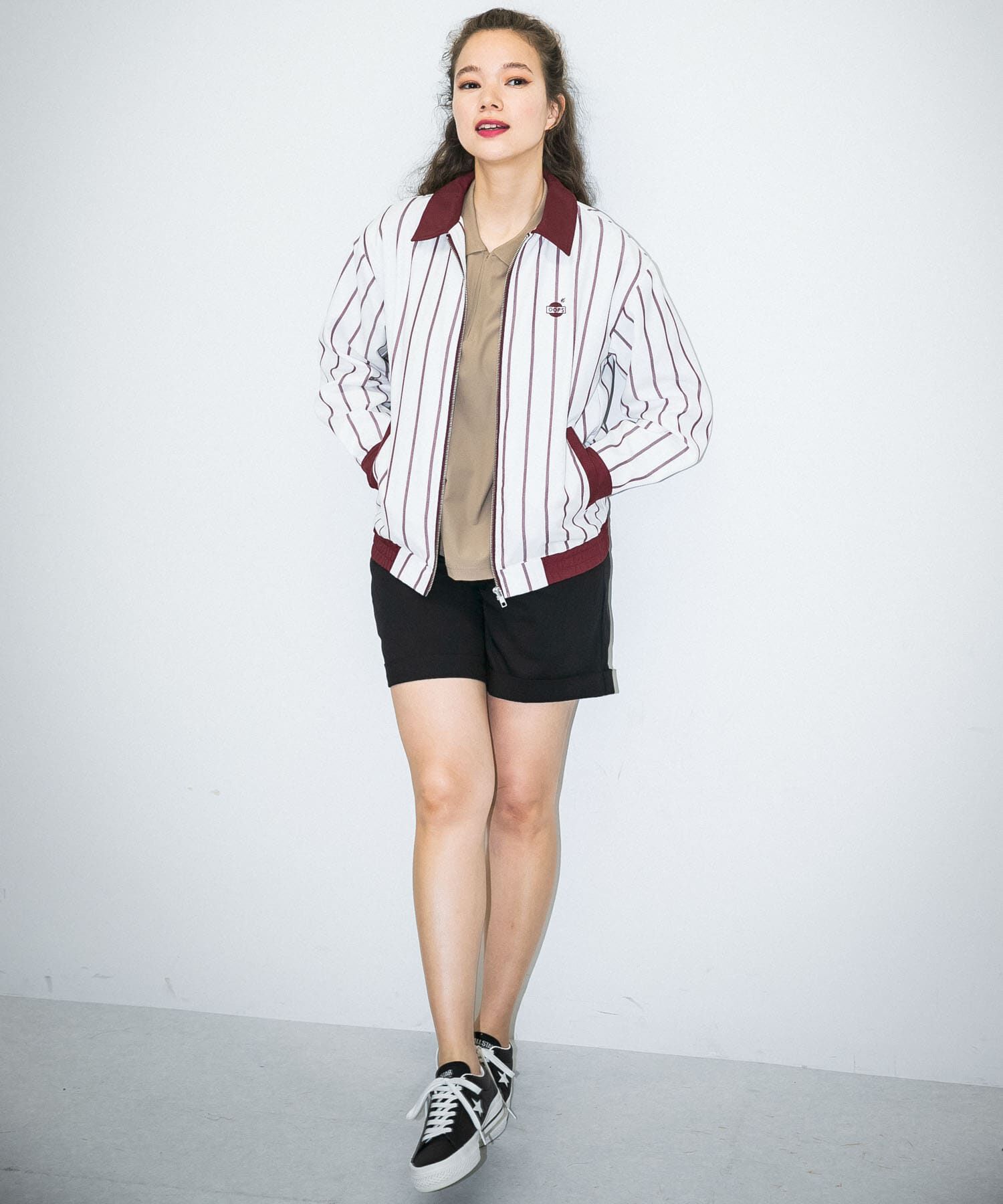 Sonny Label 「OOPS　先染めストライプブルゾン」|ブルゾン・スタジャン|