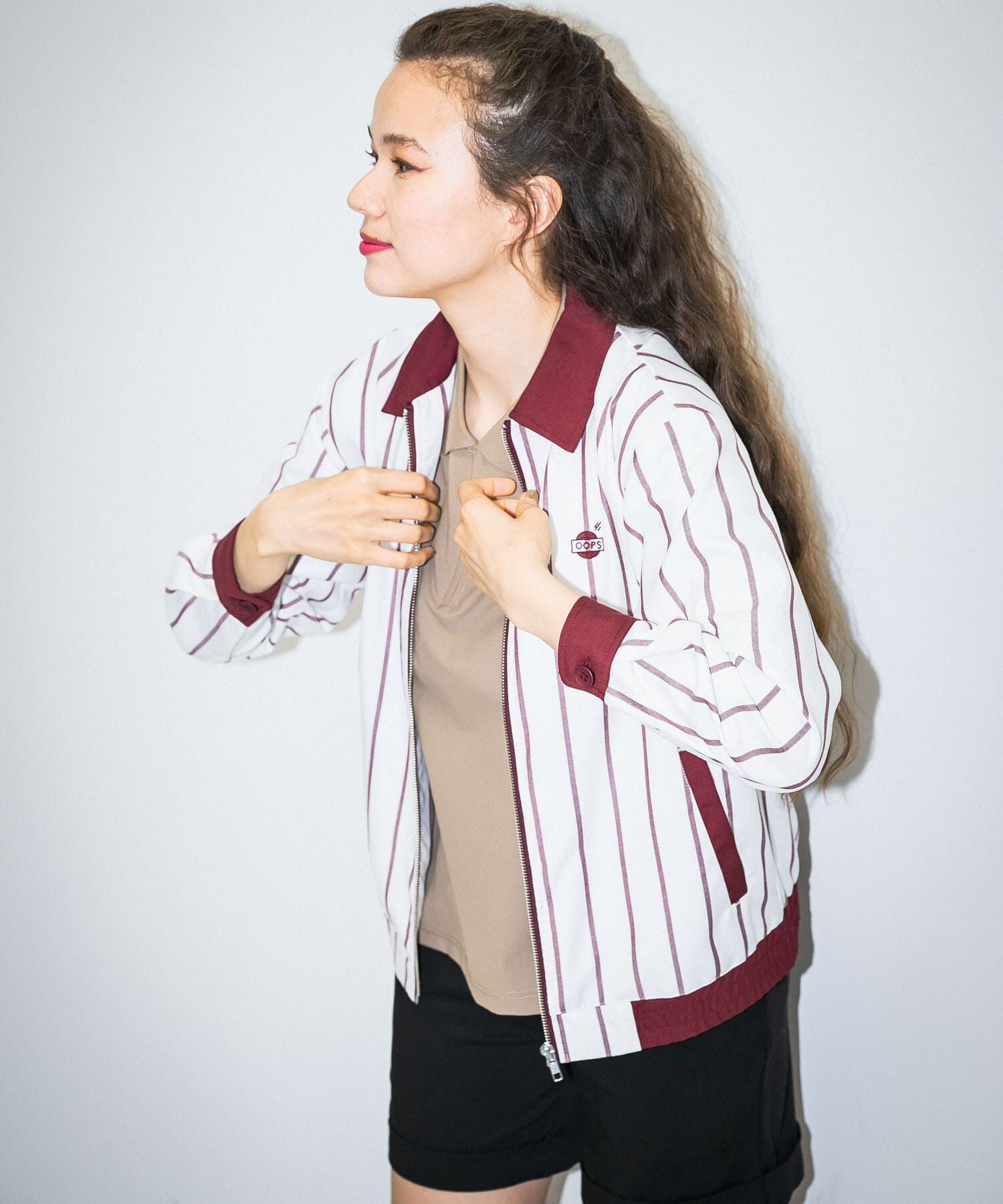 Sonny Label 「OOPS　先染めストライプブルゾン」|ブルゾン・スタジャン|