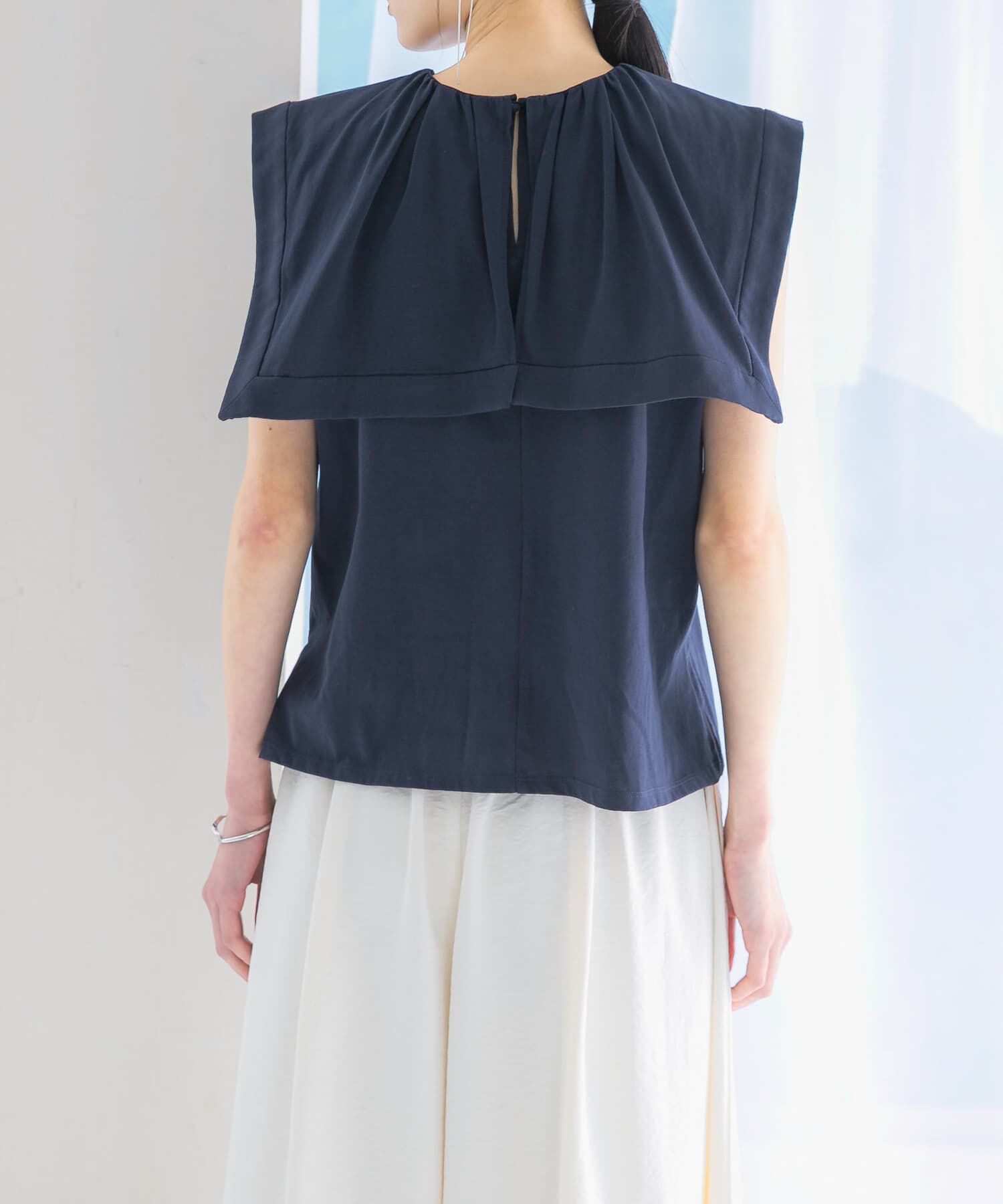 URBAN RESEARCH ROSSO「ケープデザインTシャツ」|Tシャツ・カットソー|