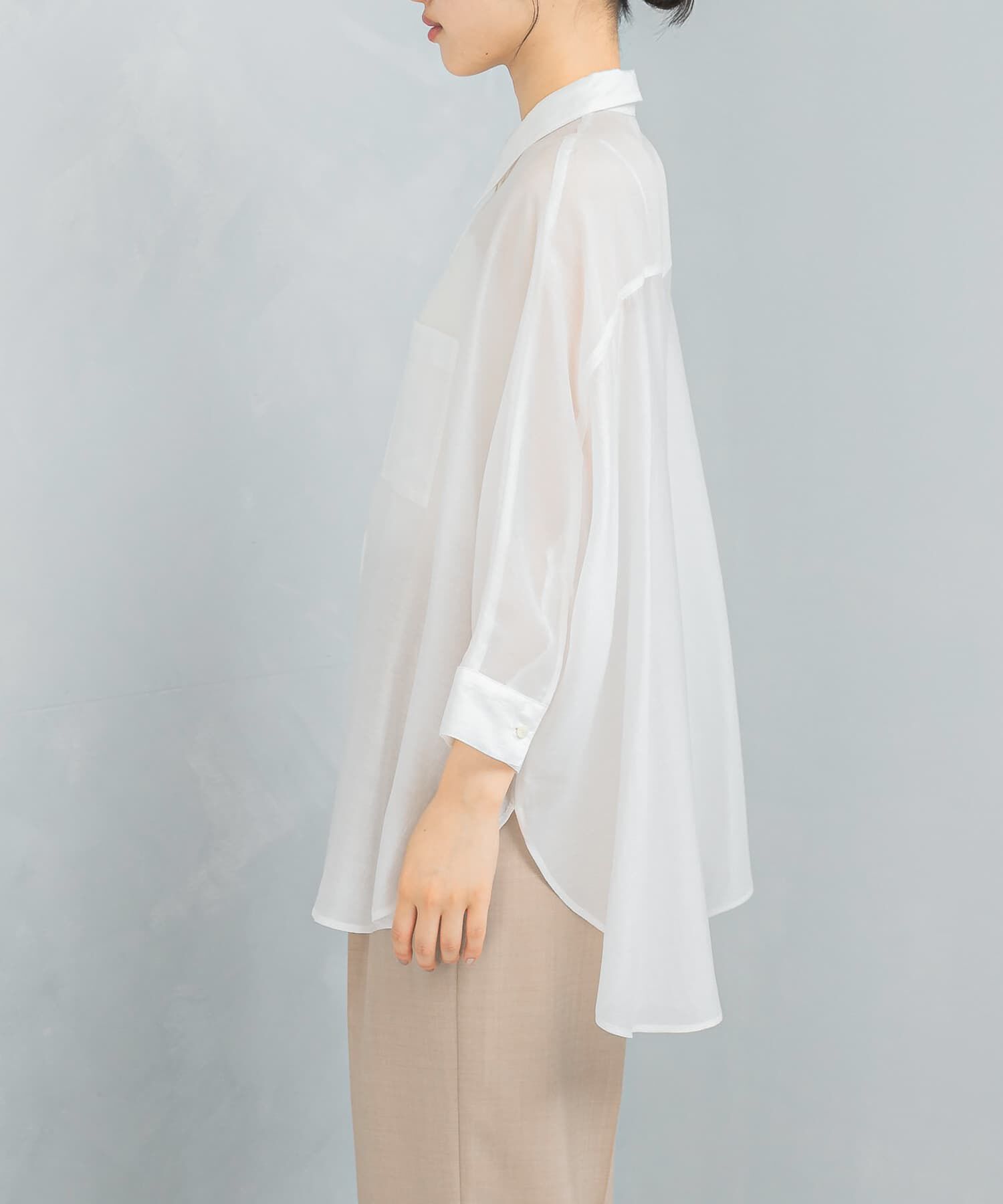 URBAN RESEARCH ROSSO「アセテートシアードルマンシャツ」|シャツ・ブラウス|