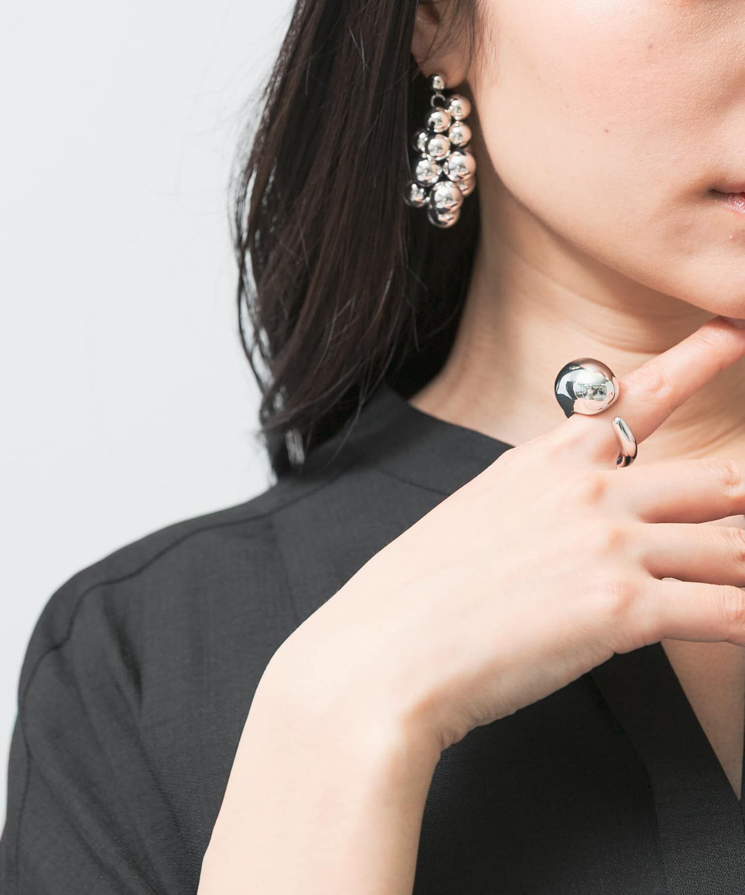 URBAN RESEARCH ROSSO「in mood　KNIT BALL pierce」|ピアス|