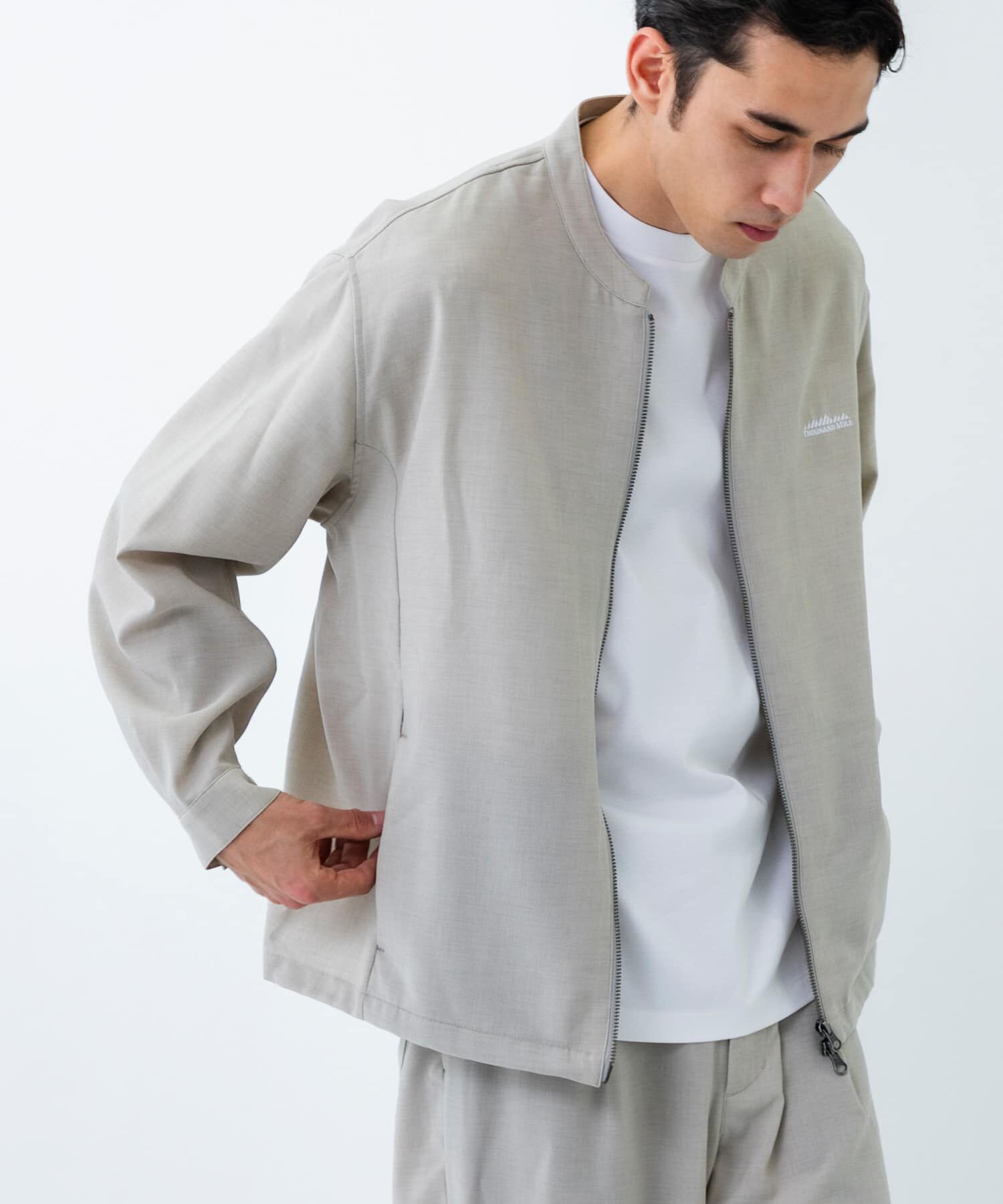 URBAN RESEARCH「『別注』THOUSAND MILE&times;UR　THICK AND THIN BLOUSON」|ブルゾン・スタジャン|