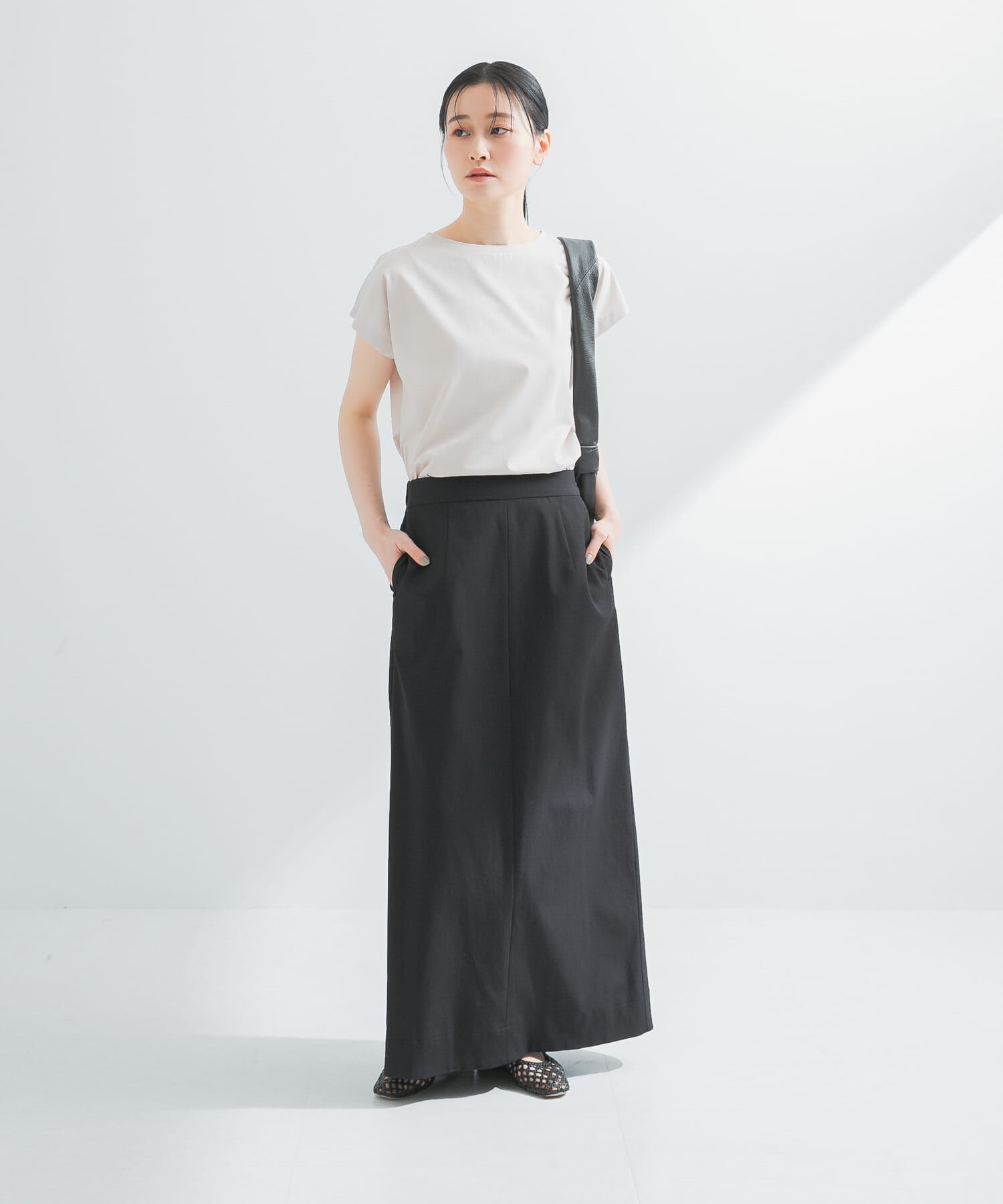 URBAN RESEARCH「『2サイズ展開』リネン混ロングスカート」|スカート|