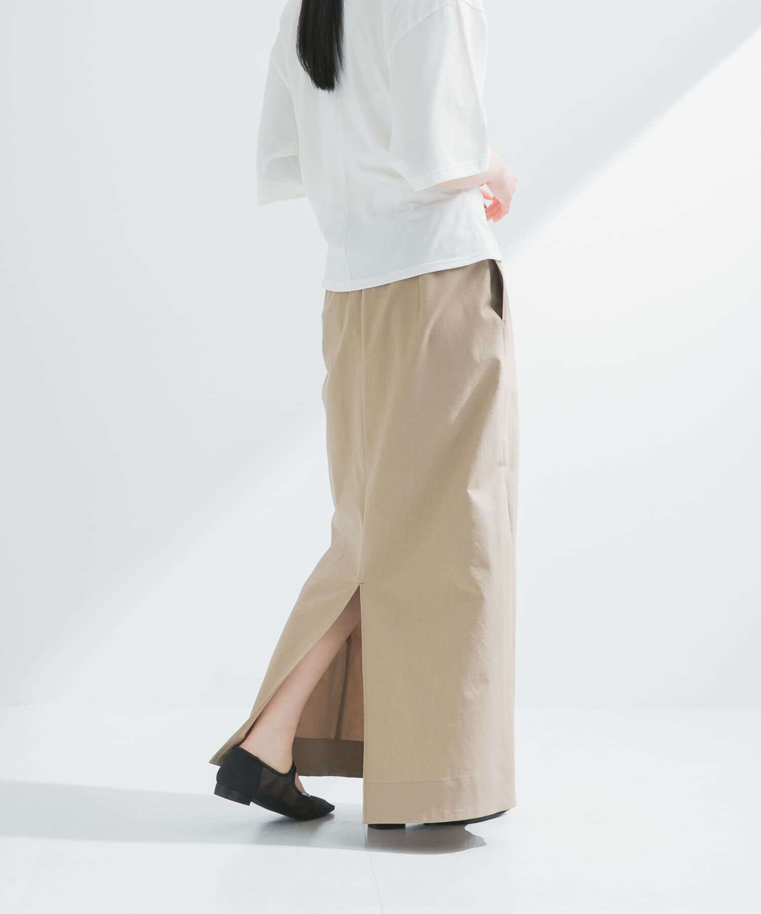 URBAN RESEARCH「『2サイズ展開』リネン混ロングスカート」|スカート|