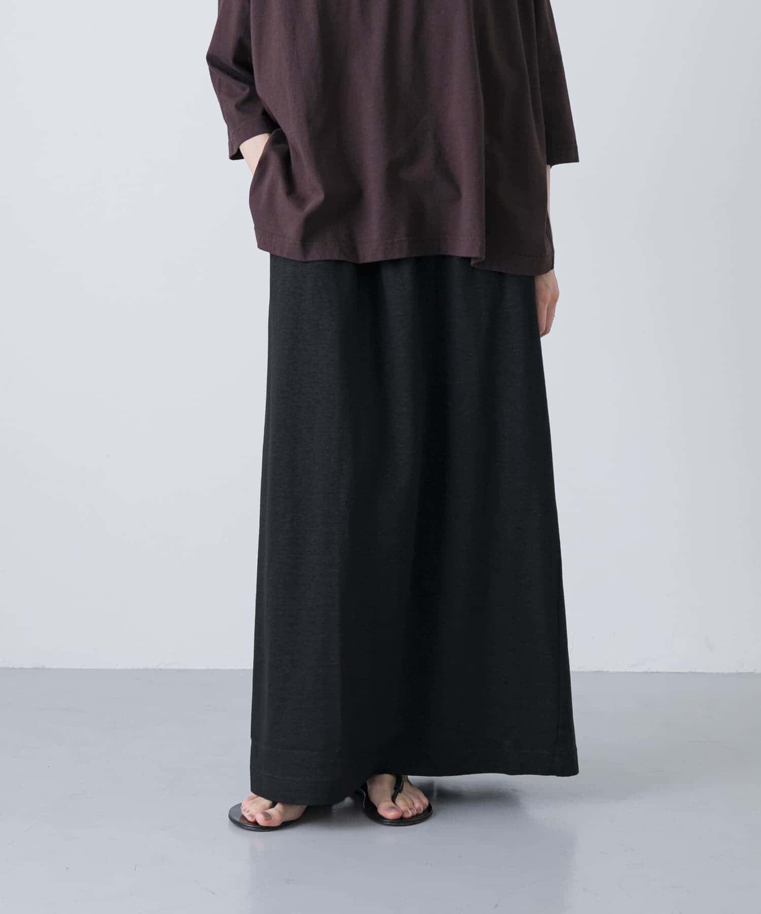かぐれ「リネンカットストレートスカート」|スカート|