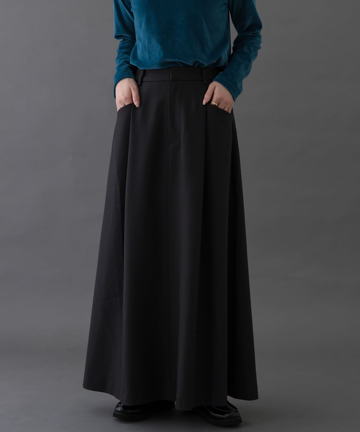 URBAN RESEARCH DOORS「FORK&SPOON　バックゴムフレアスカート」|スカート|