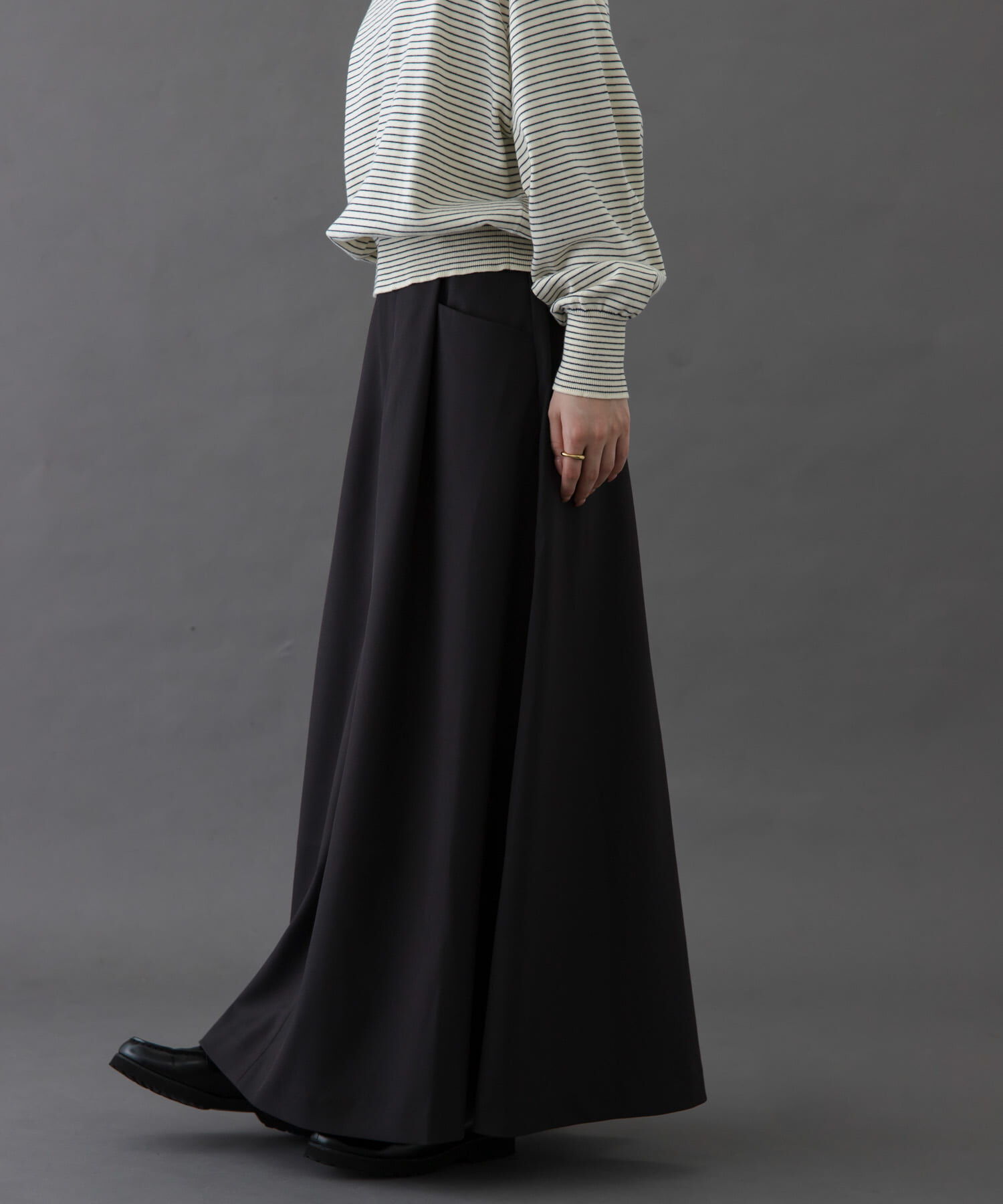 URBAN RESEARCH DOORS「FORK&SPOON　バックゴムフレアスカート」|スカート|