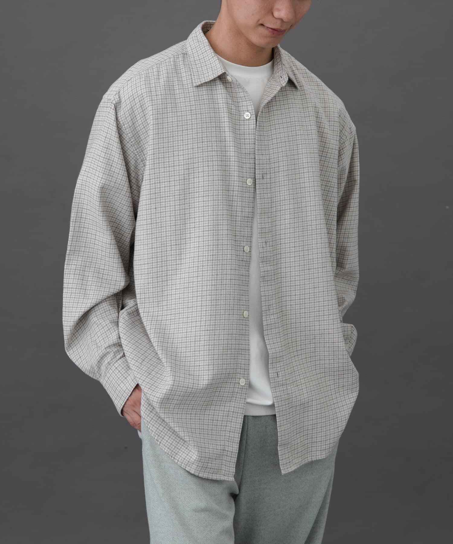 URBAN RESEARCH DOORS「FORK&SPOON　ネルチェックシャツ」|シャツ・ブラウス|