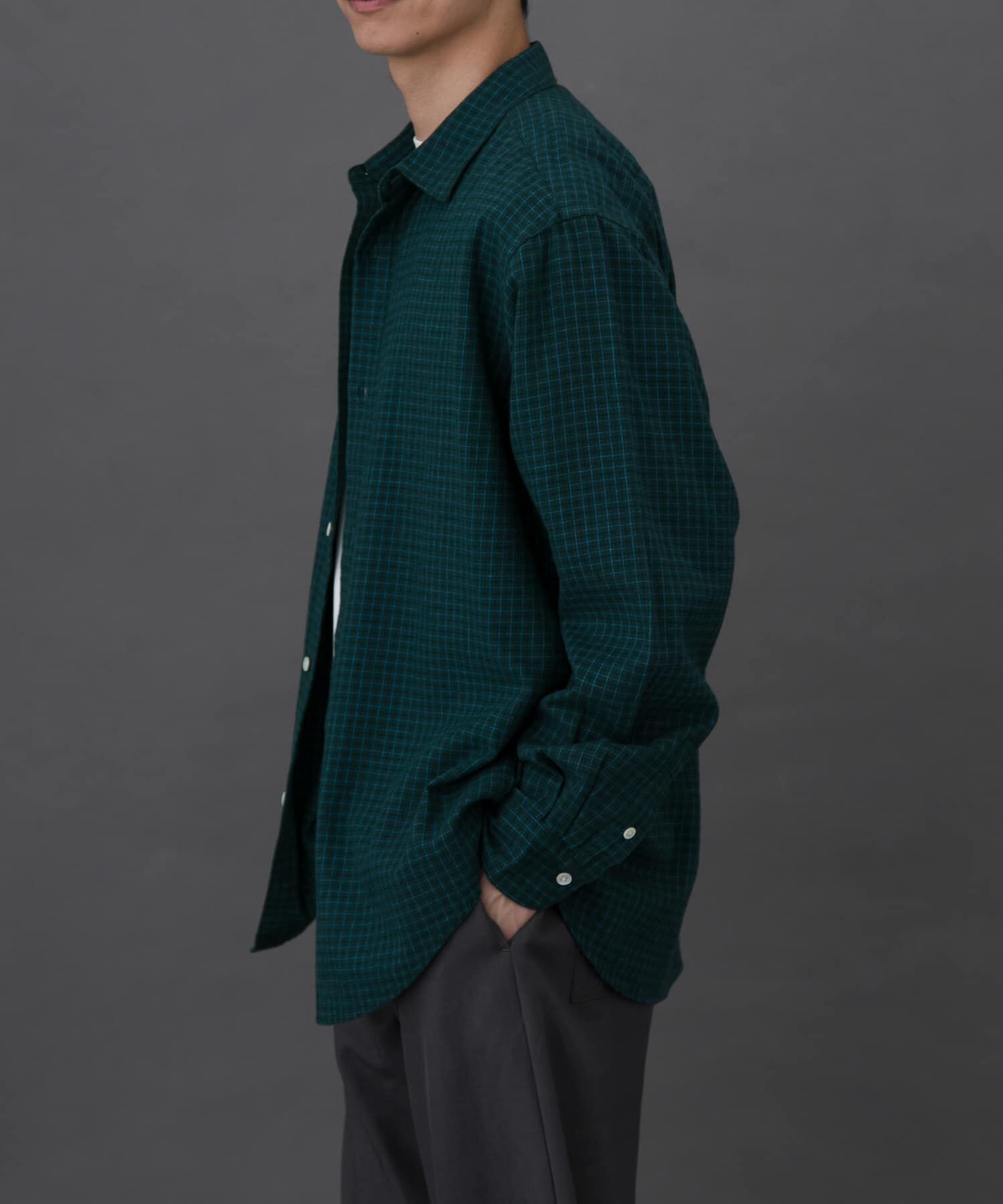 URBAN RESEARCH DOORS「FORK&SPOON　ネルチェックシャツ」|シャツ・ブラウス|