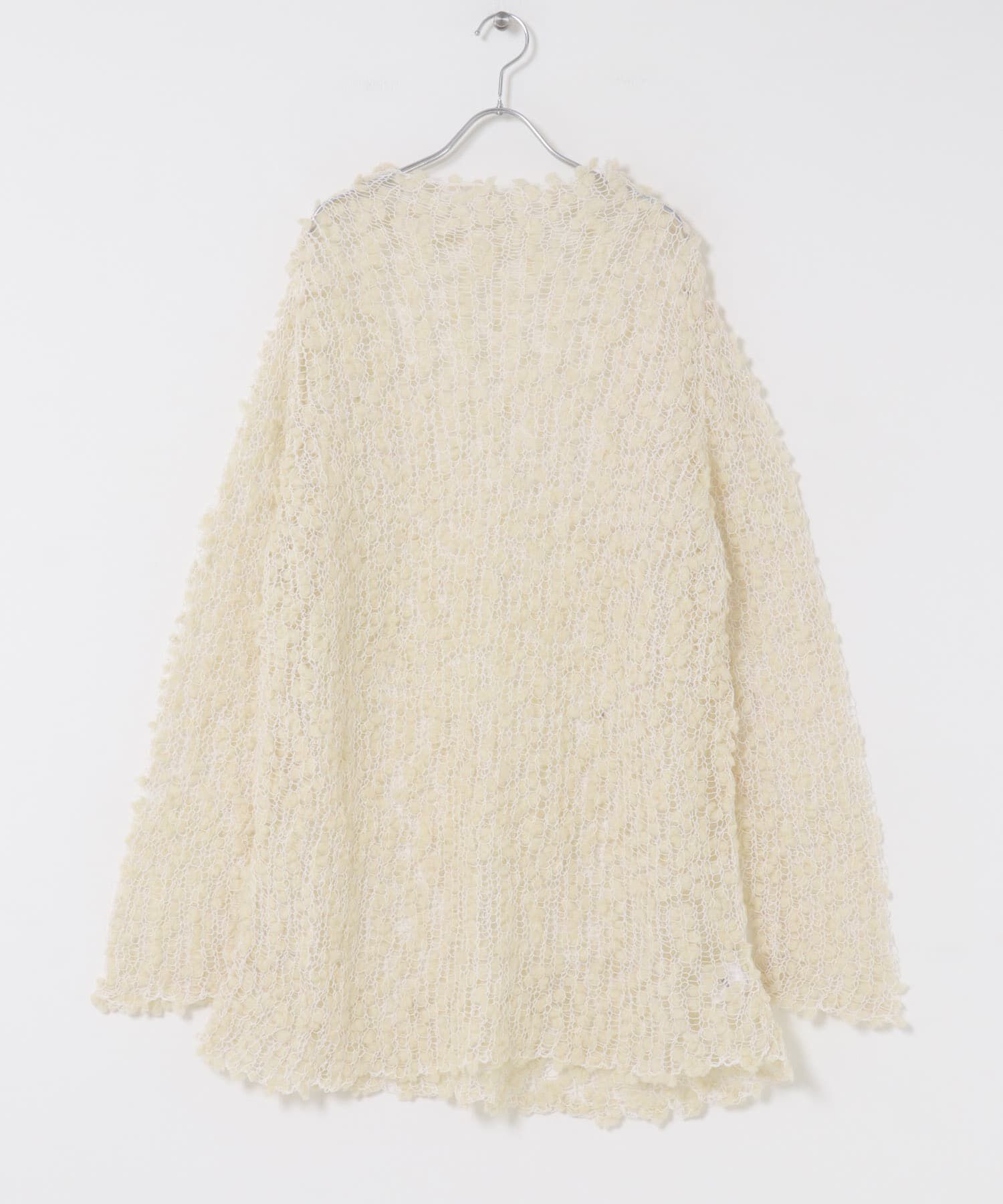 URBAN RESEARCH DOORS「OPEN SESAME CLUB　Pom-Pom over tops」|ニット・セーター|ホワイト