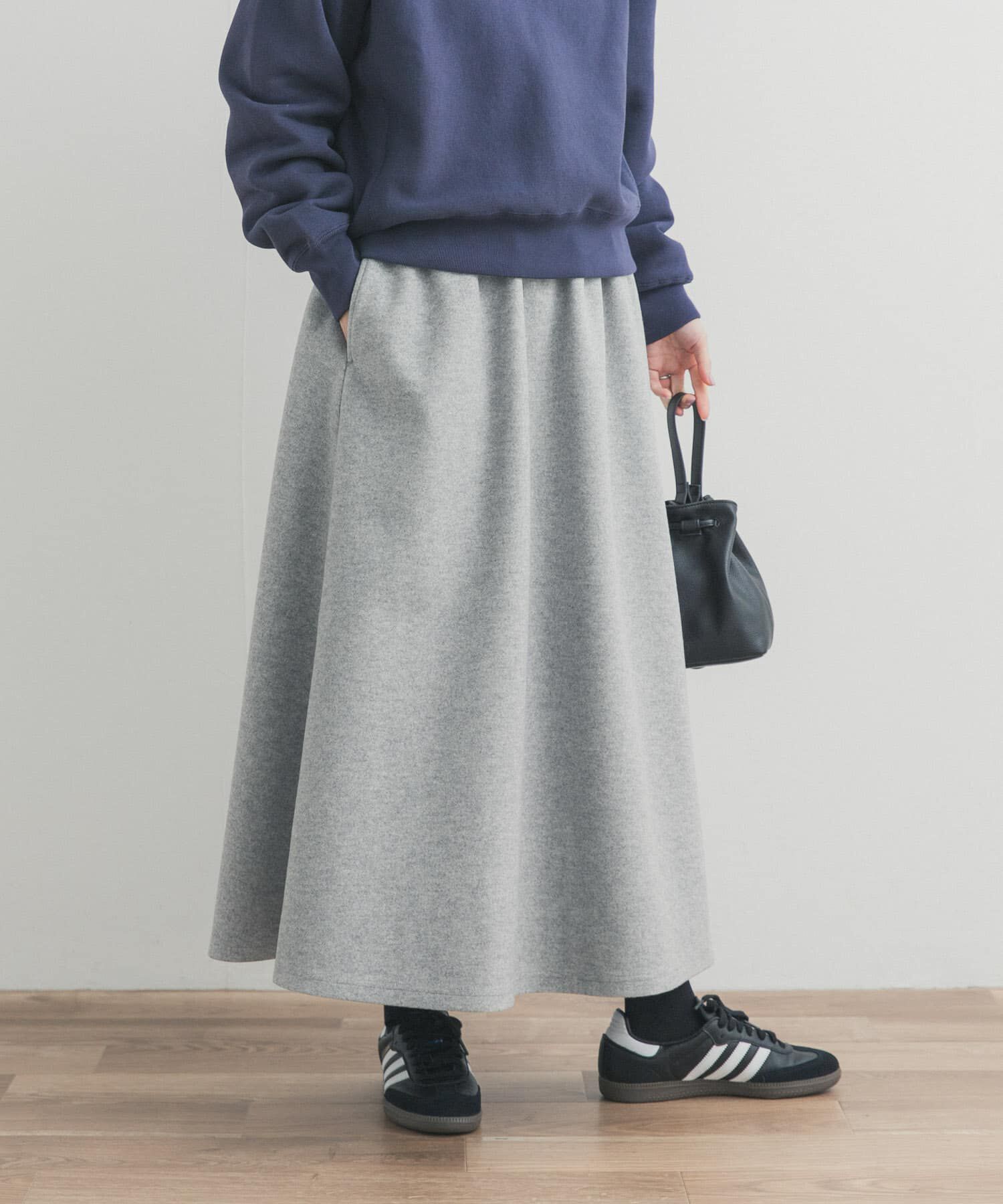 URBAN RESEARCH DOORS「カットギャザースカート」|スカート|