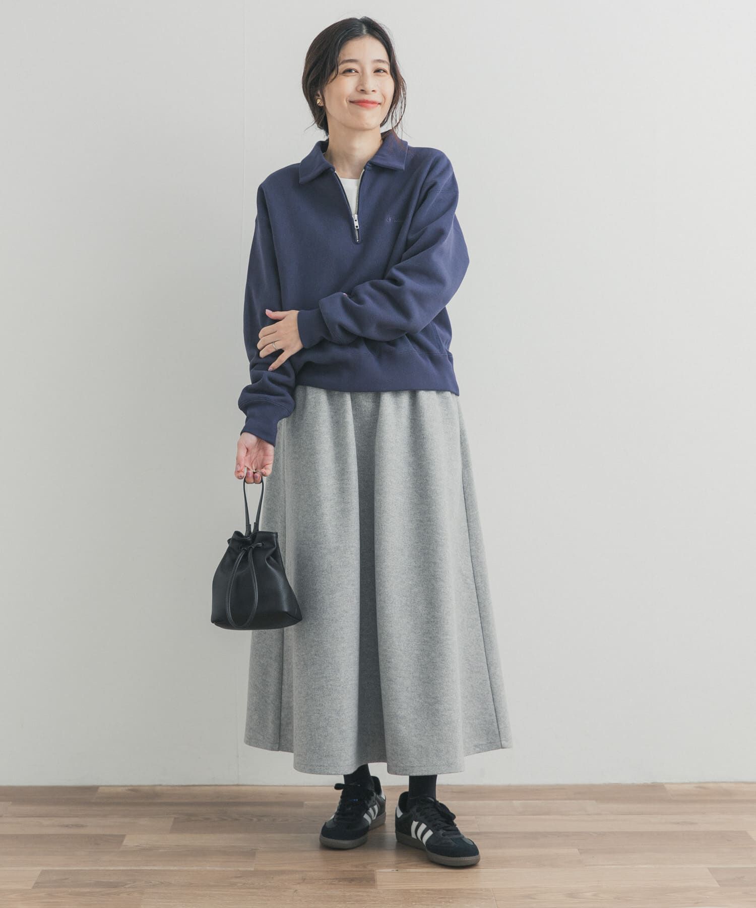 URBAN RESEARCH DOORS「カットギャザースカート」|スカート|