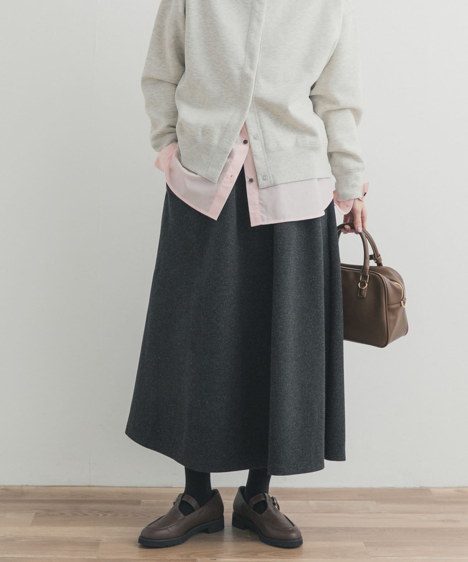 URBAN RESEARCH DOORS「カットギャザースカート」|スカート|