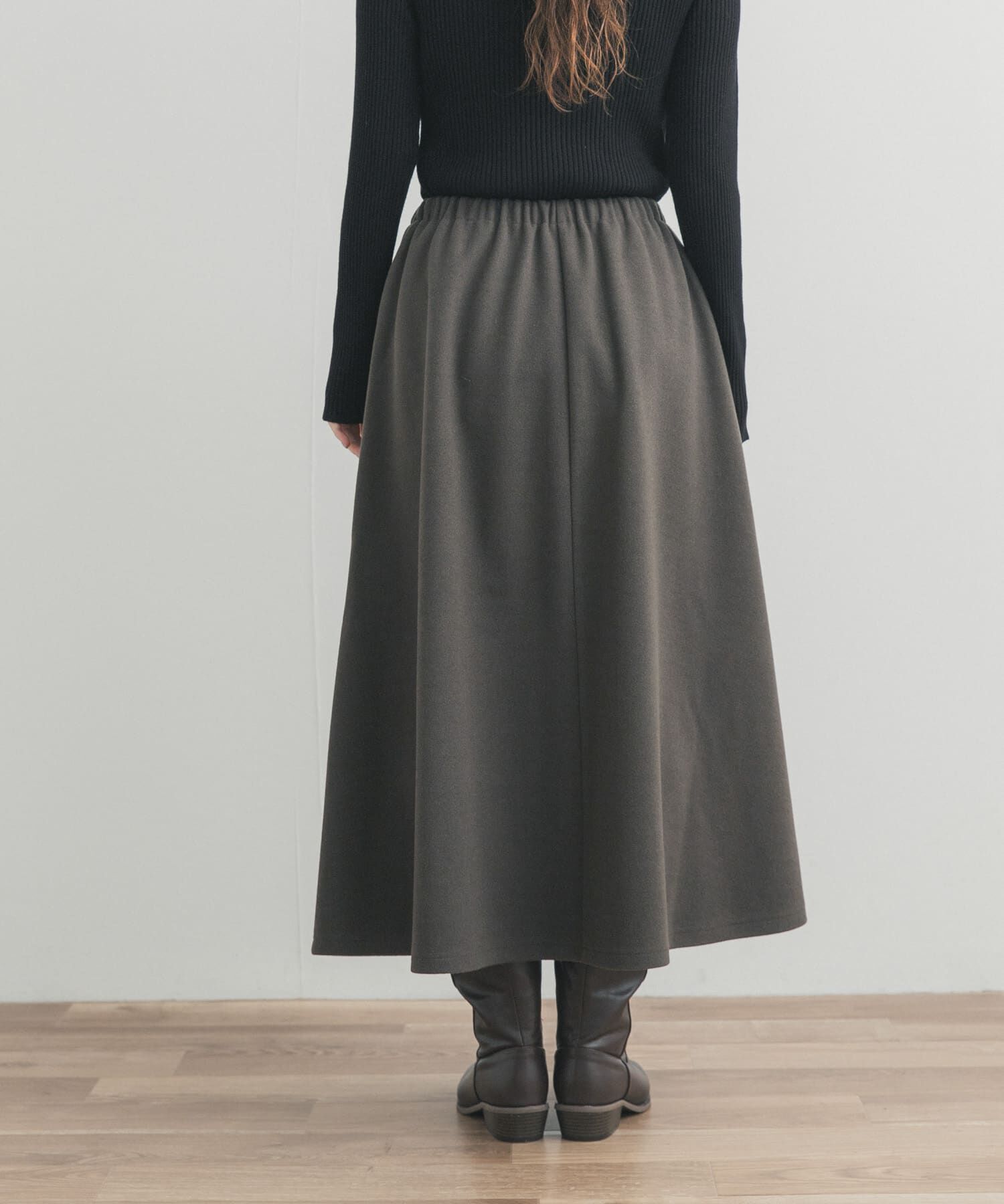 URBAN RESEARCH DOORS「カットギャザースカート」|スカート|