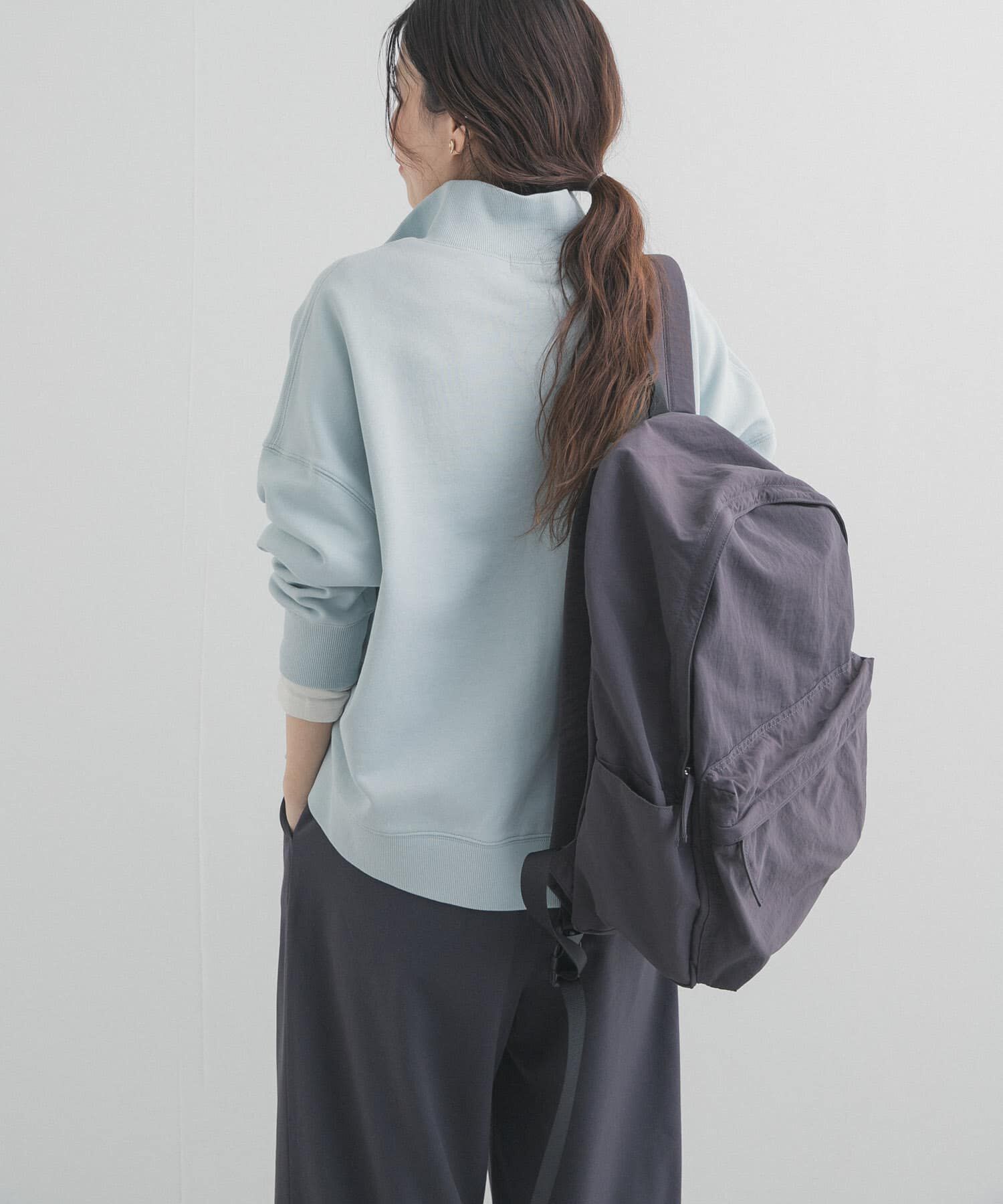 URBAN RESEARCH DOORS「刺繍スタンドカラースウェット」|スウェット・ジャージ|