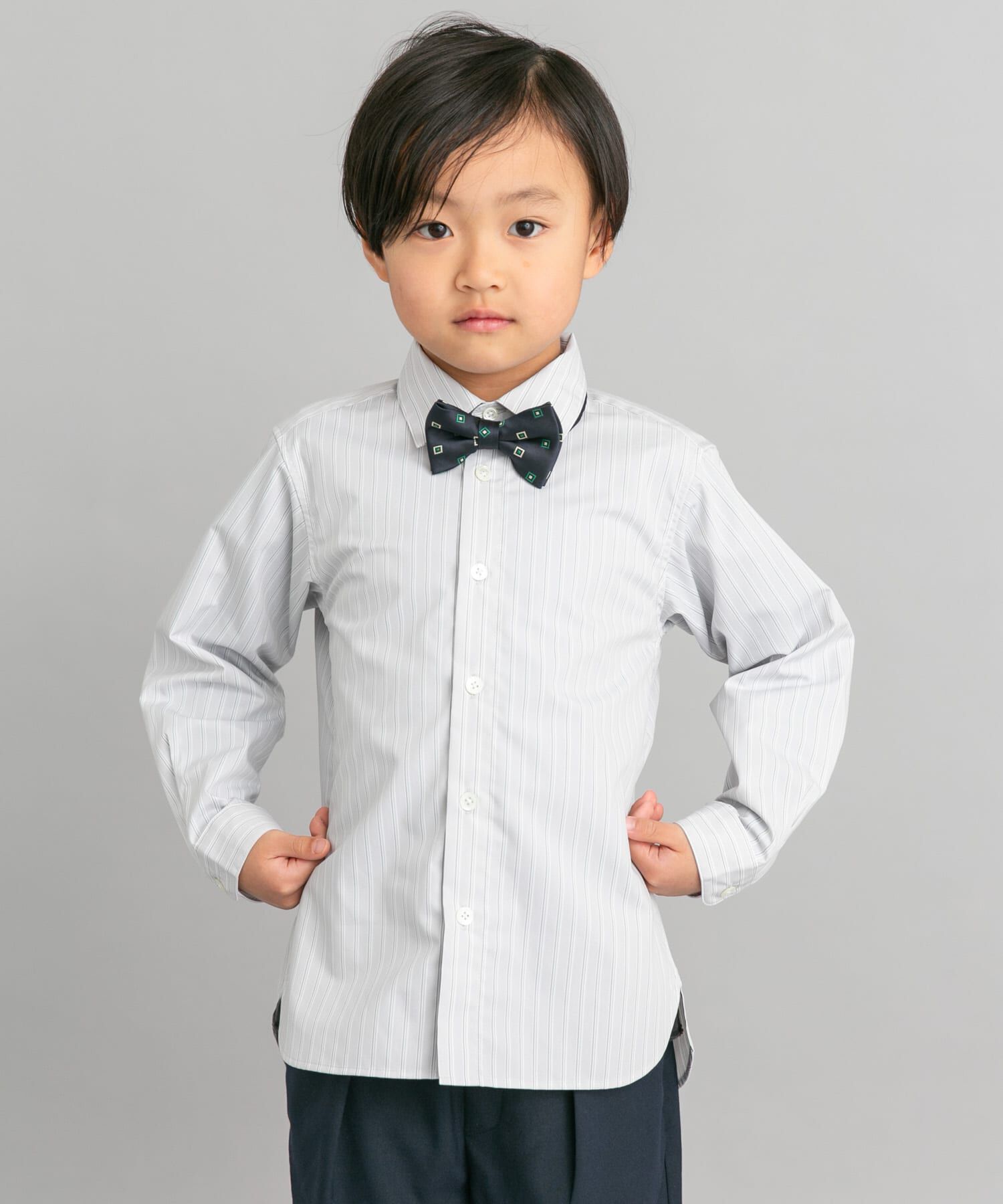 URBAN RESEARCH DOORS「『イージーケア』セレモニーセミワイドシャツ(KIDS)」|その他|グレー系その他