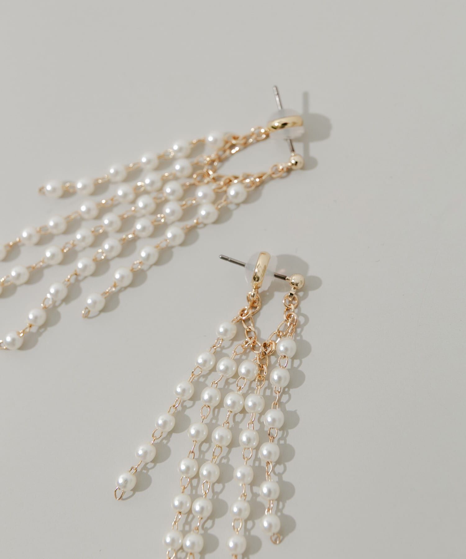 SMELLY「パールフリンジピアス」|ピアス|