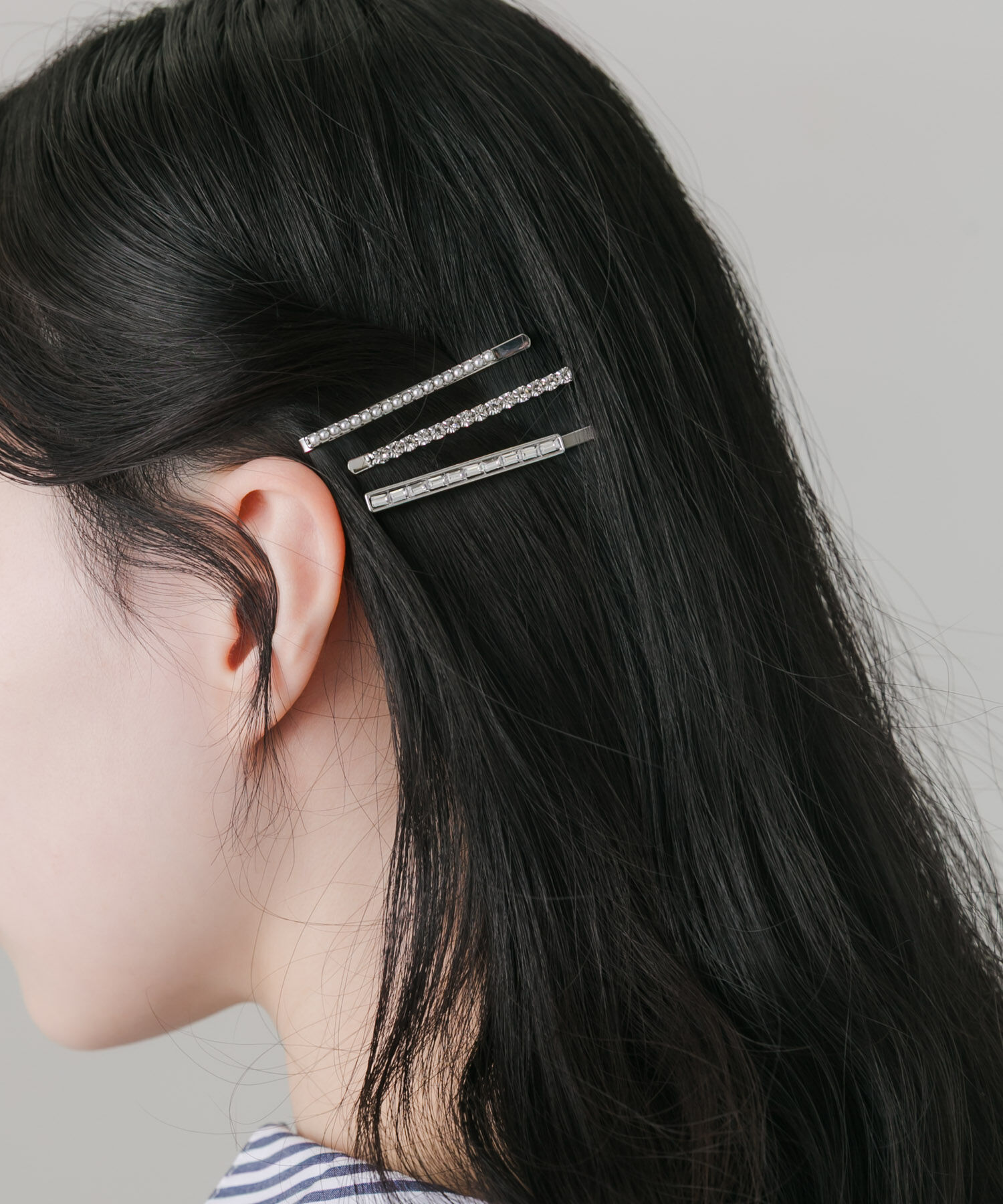 SMELLY「ビジューパール3セットヘアピン」|その他|