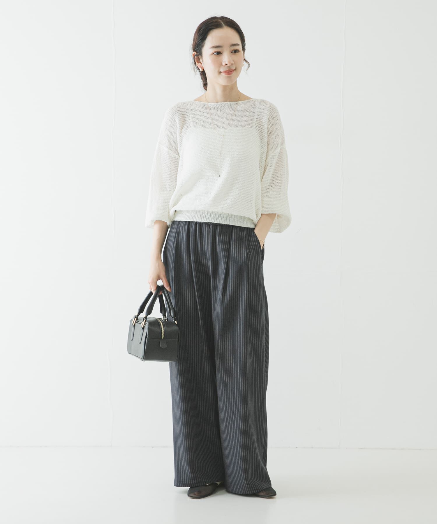 URBAN RESEARCH「『3サイズ展開』『イージーケア』タックギャザーストレートパンツ」|その他|