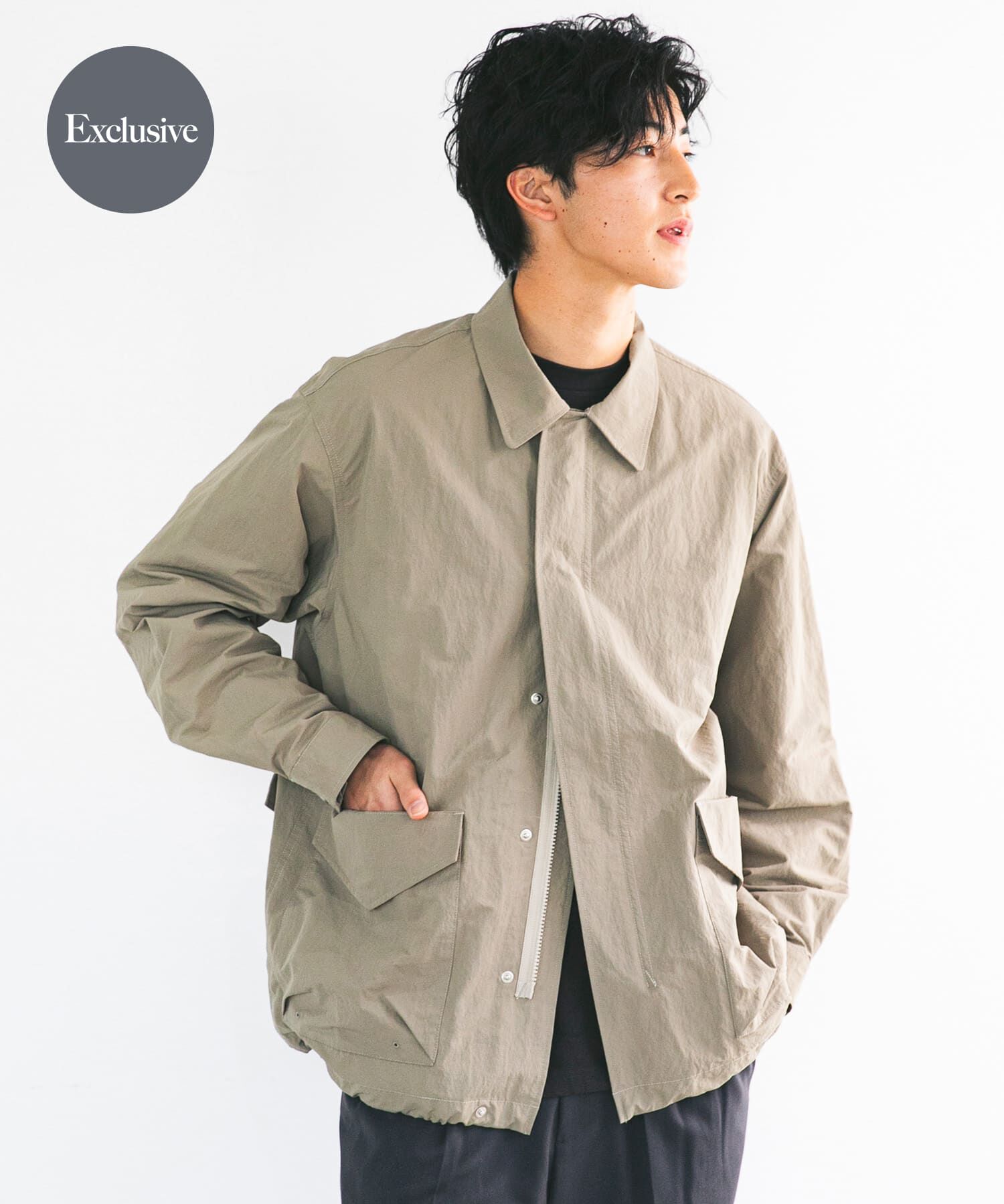 URBAN RESEARCH DOORS「『別注』Snow Peak Apparel&times;DOORS　NYLON WASHER JACKET」|その他|ベージュ
