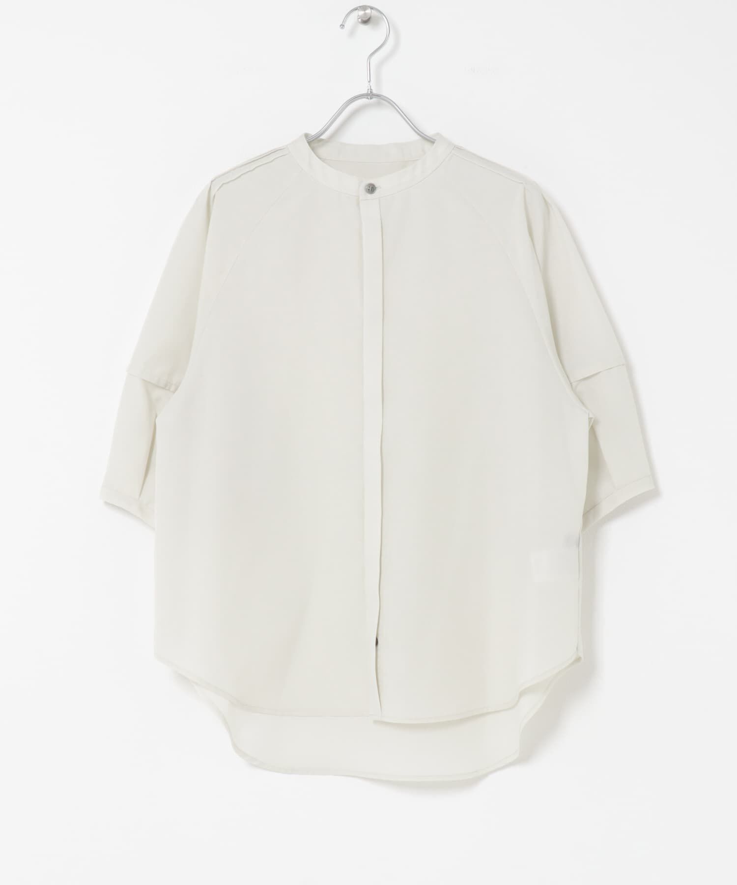 URBAN RESEARCH ROSSO「『WEB/一部店舗限定』UVカットウォッシャブルリネン混シャツブラウス」|シャツ・ブラウス|