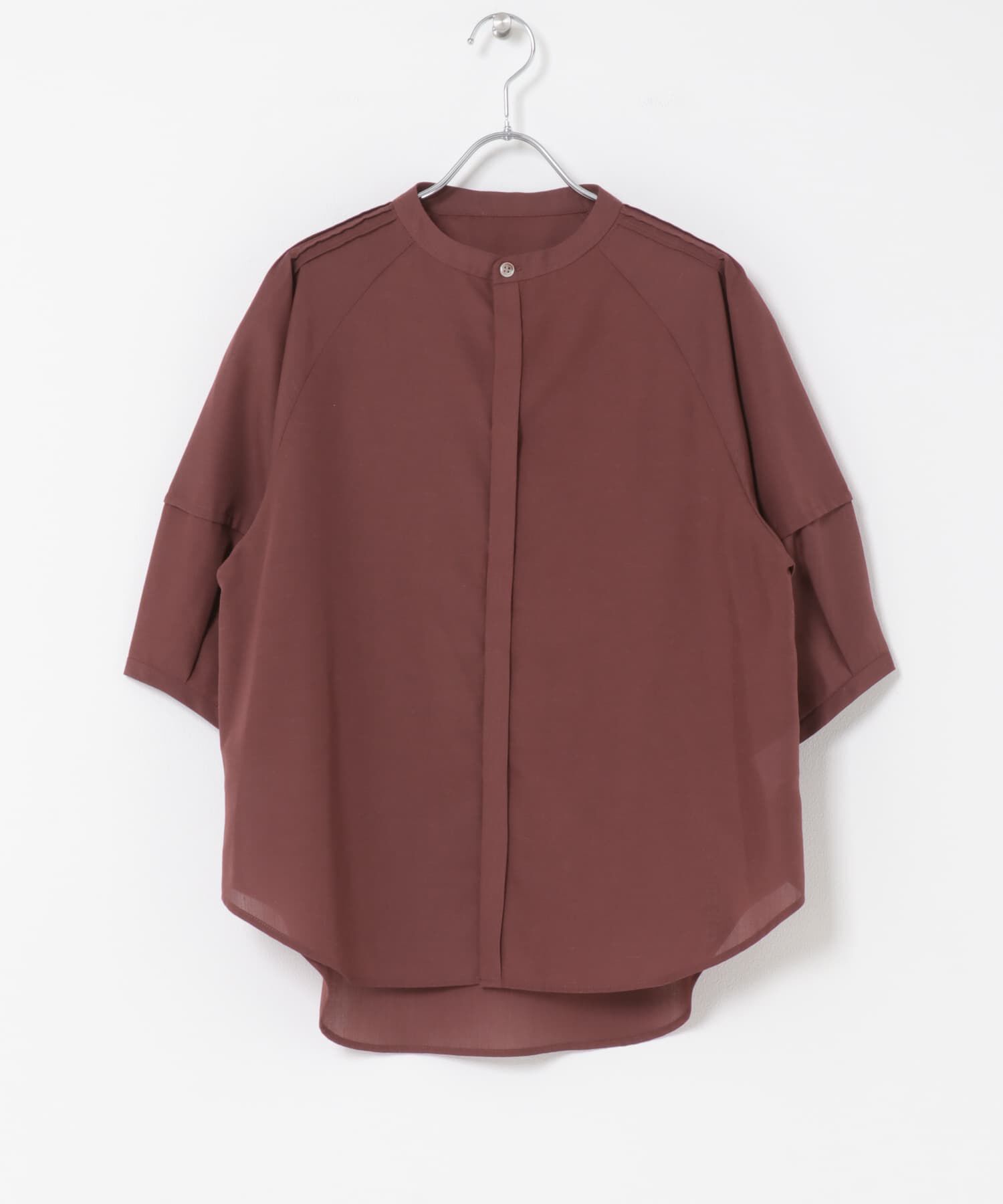 URBAN RESEARCH ROSSO「『WEB/一部店舗限定』UVカットウォッシャブルリネン混シャツブラウス」|シャツ・ブラウス|