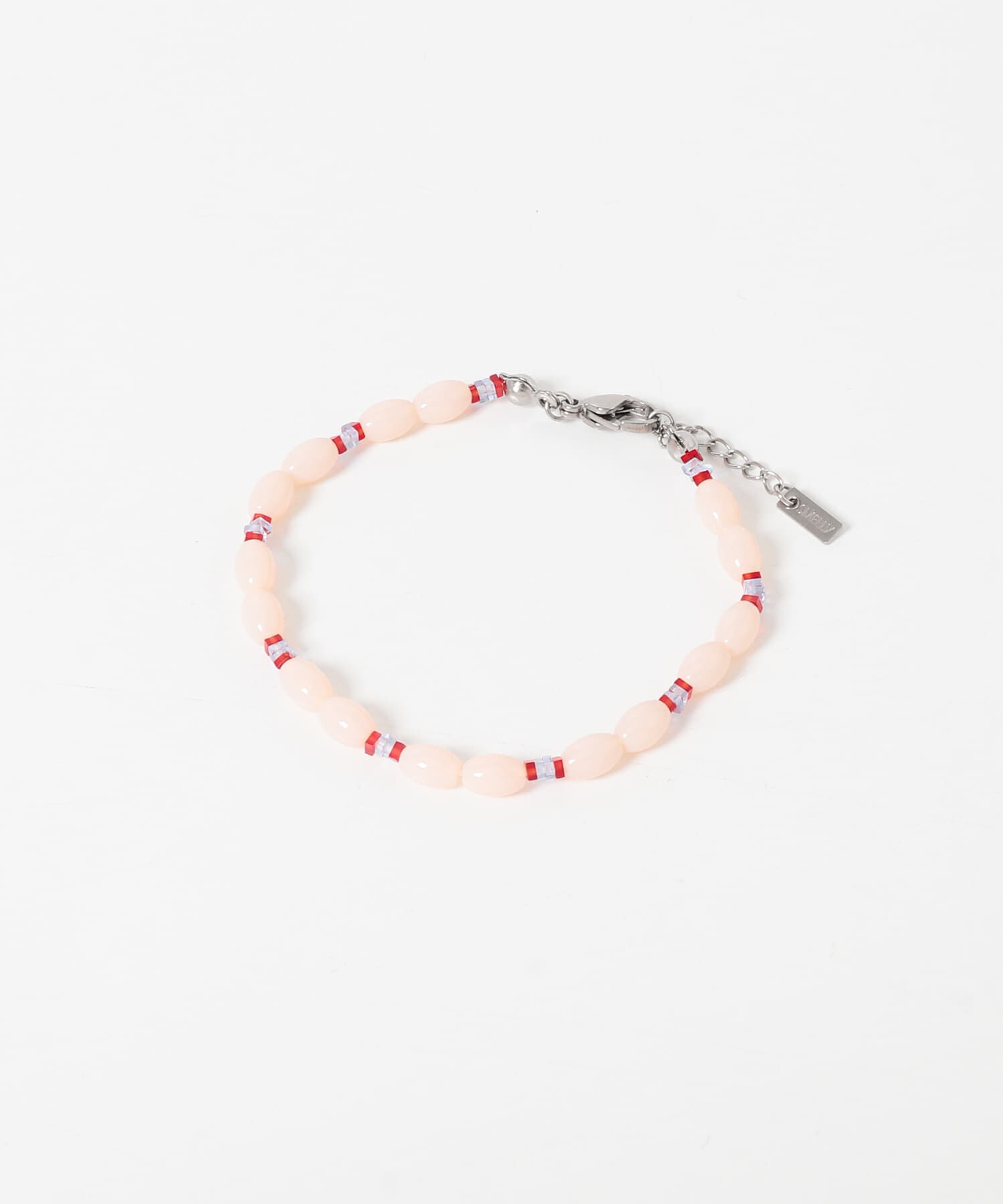 SMELLY「ステンレスポイントカラービーズブレスレット」|ブレスレット・バングル|