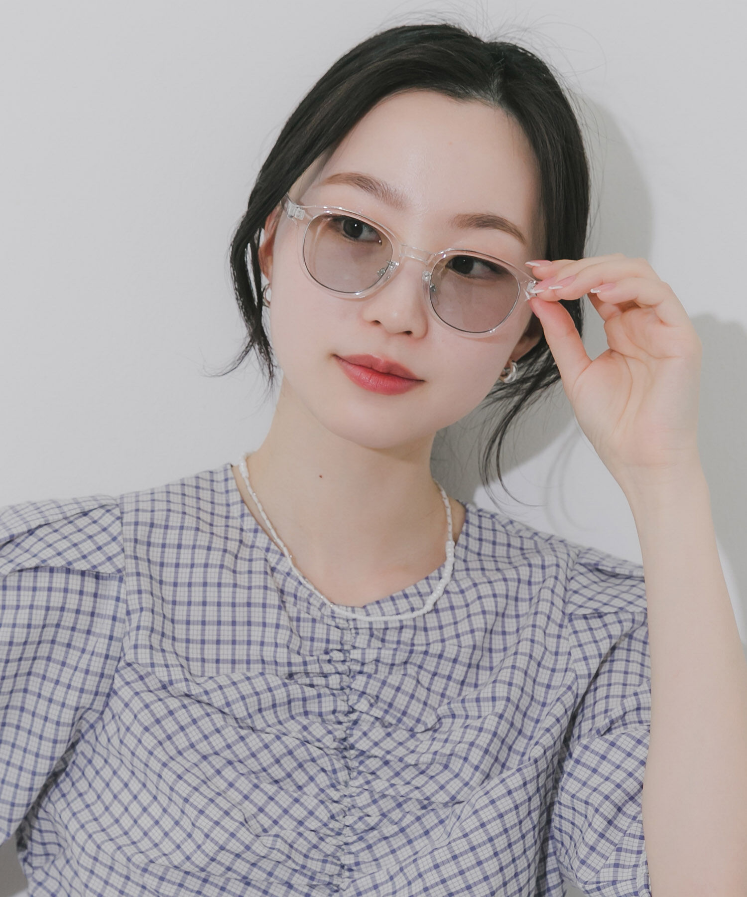 SMELLY「ボスリントンサングラス」|メガネ|クリア