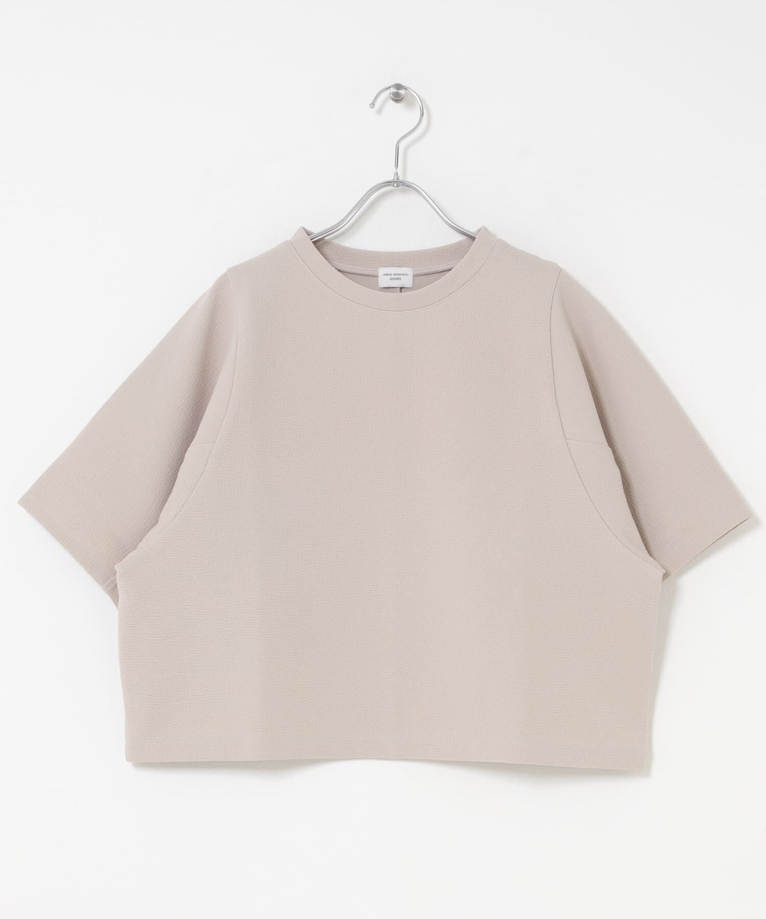 URBAN RESEARCH DOORS「袖ボリュームクロップドプルオーバー」|Tシャツ・カットソー|