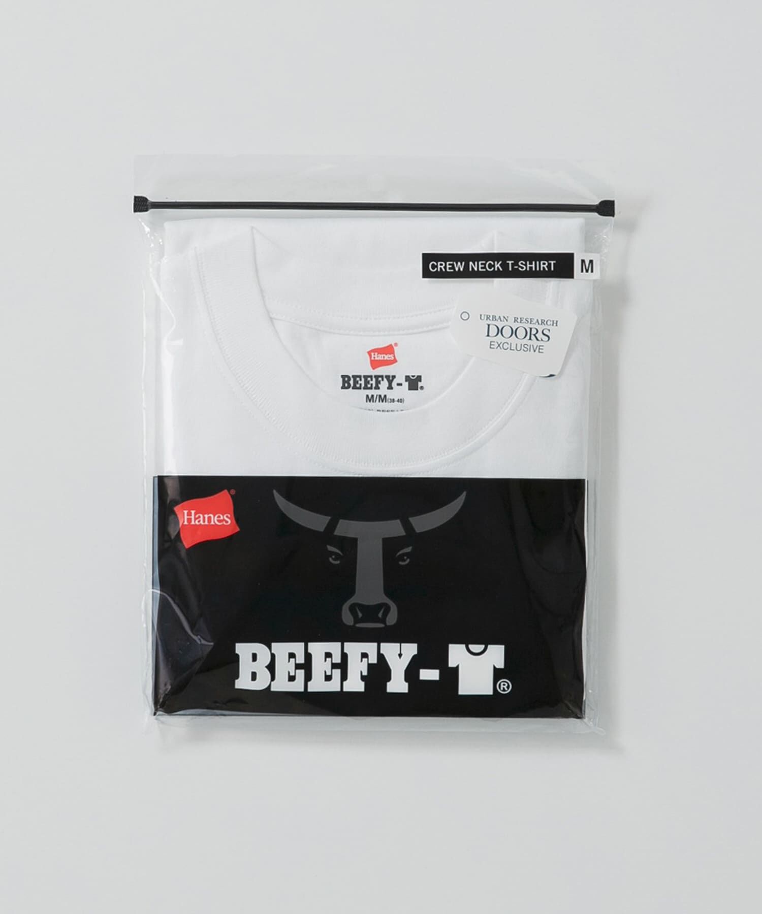 URBAN RESEARCH DOORS「『別注』HANES&times;DOORS　BEEFY-T DOORS FIT SHORT-SLEEVE」|Tシャツ・カットソー|