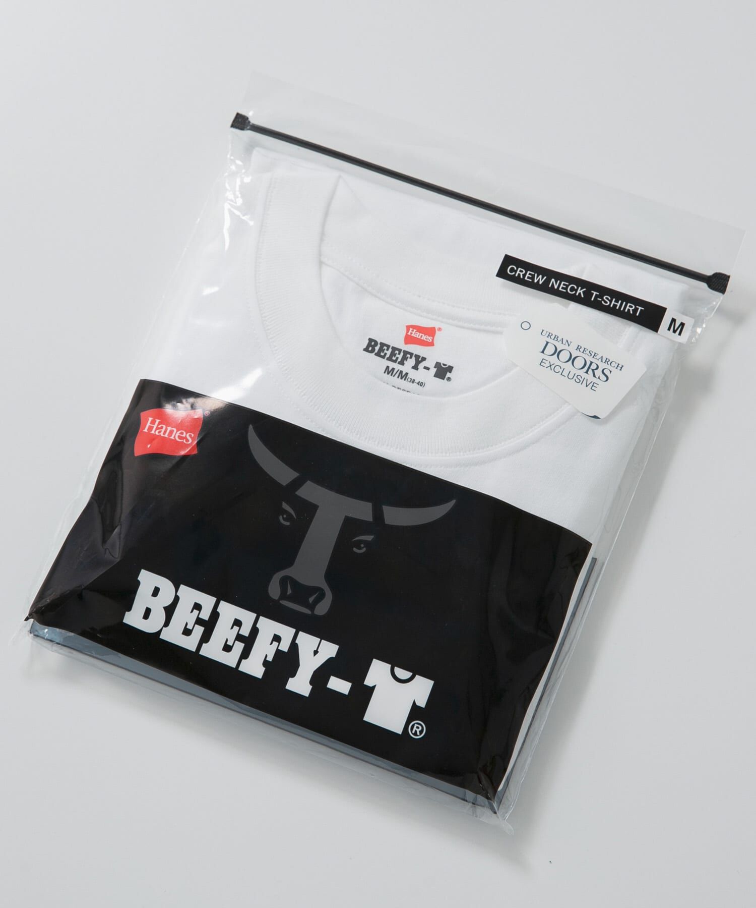 URBAN RESEARCH DOORS「『別注』HANES&times;DOORS　BEEFY-T DOORS FIT SHORT-SLEEVE」|Tシャツ・カットソー|