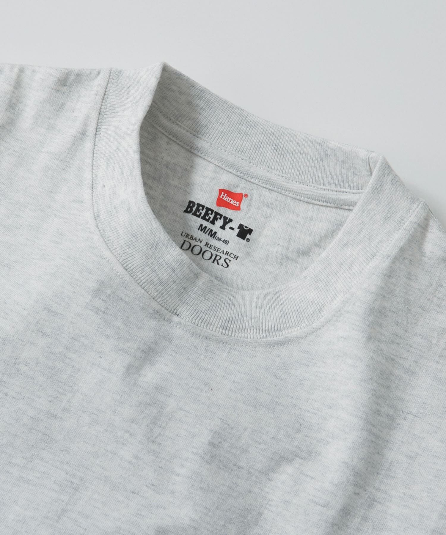 URBAN RESEARCH DOORS「『別注』HANES&times;DOORS　BEEFY-T DOORS FIT SHORT-SLEEVE」|Tシャツ・カットソー|