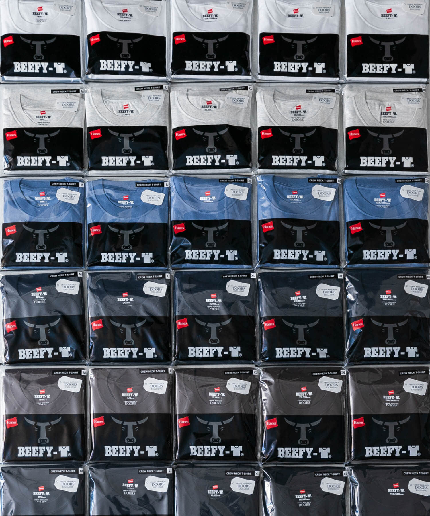 URBAN RESEARCH DOORS「『別注』HANES&times;DOORS　BEEFY-T DOORS FIT SHORT-SLEEVE」|Tシャツ・カットソー|