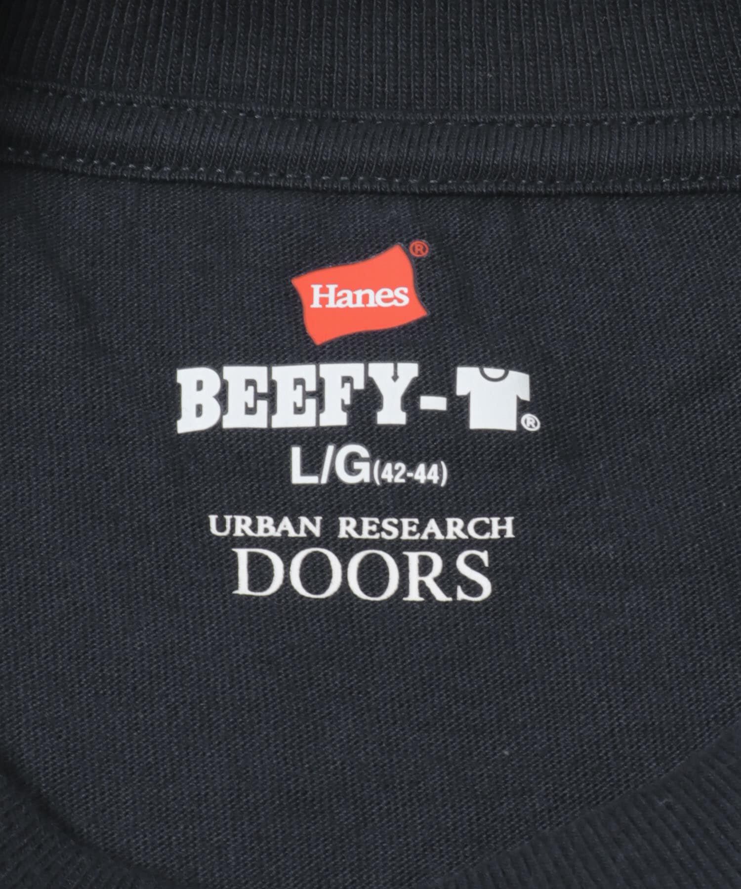URBAN RESEARCH DOORS「『別注』HANES&times;DOORS　BEEFY-T DOORS FIT SHORT-SLEEVE」|Tシャツ・カットソー|