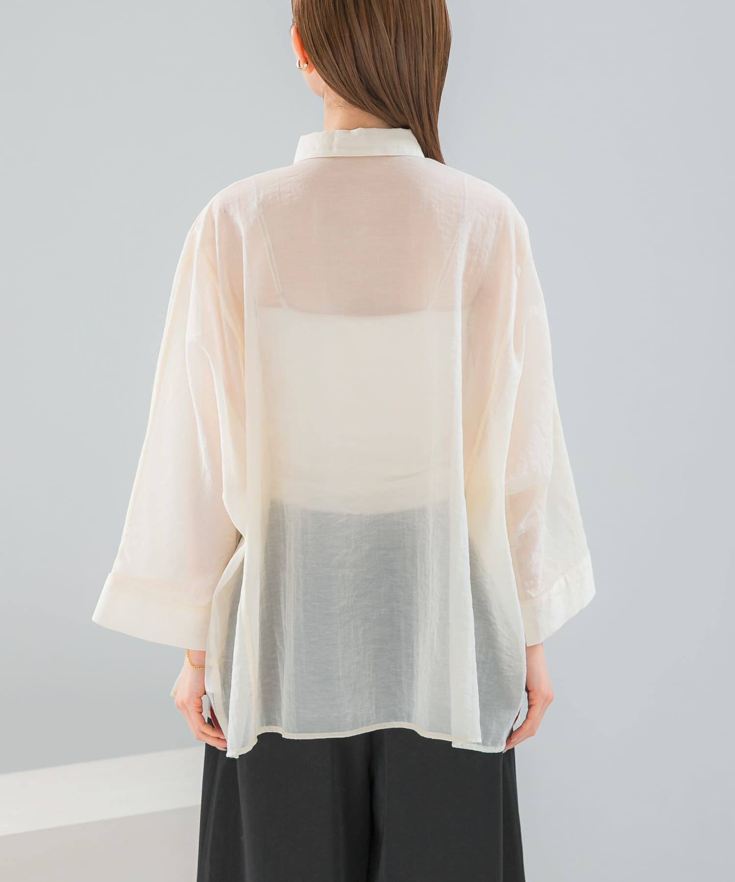 URBAN RESEARCH ROSSO「シアーコットンドルマンシャツ」|シャツ・ブラウス|