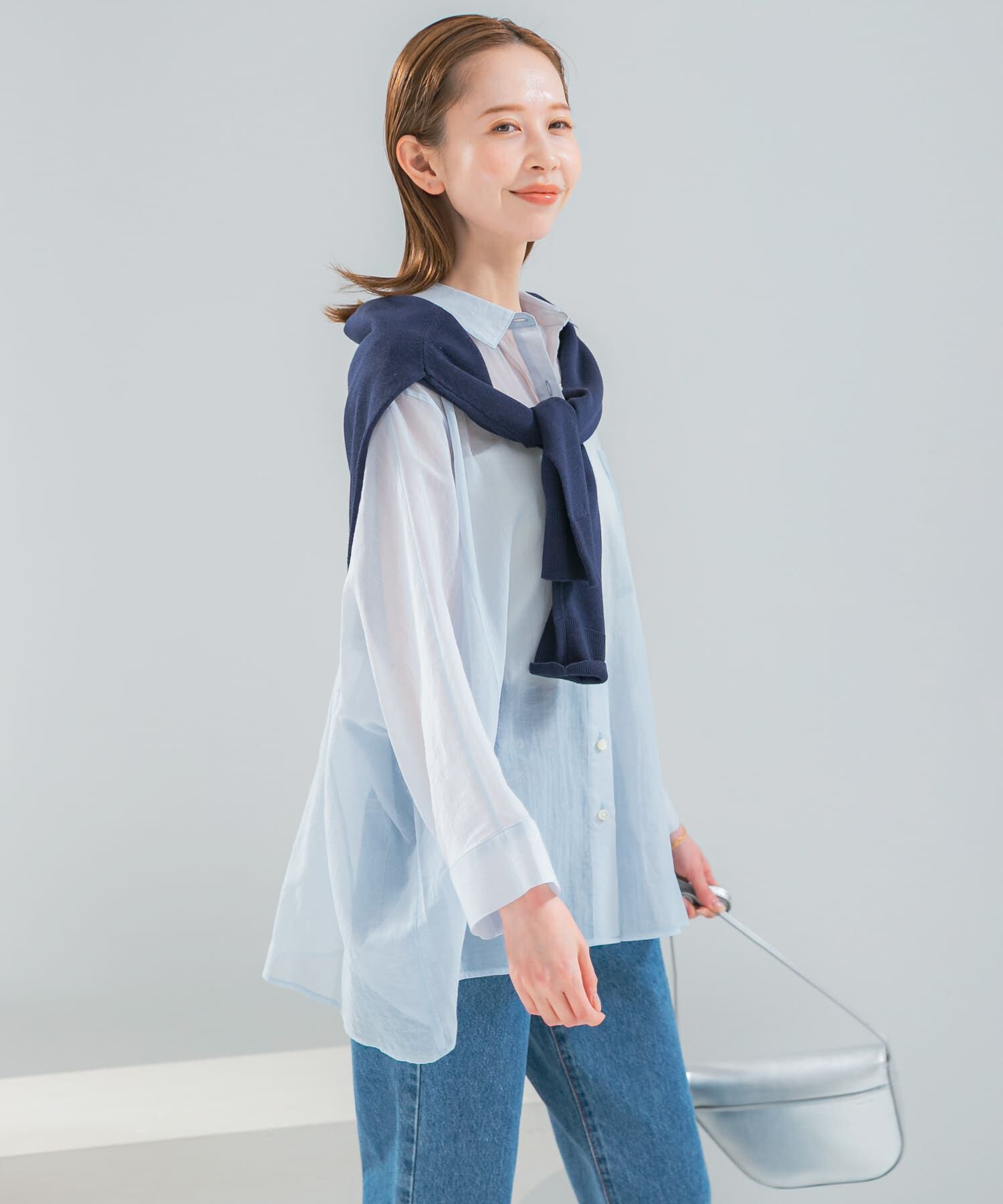 URBAN RESEARCH ROSSO「シアーコットンドルマンシャツ」|シャツ・ブラウス|