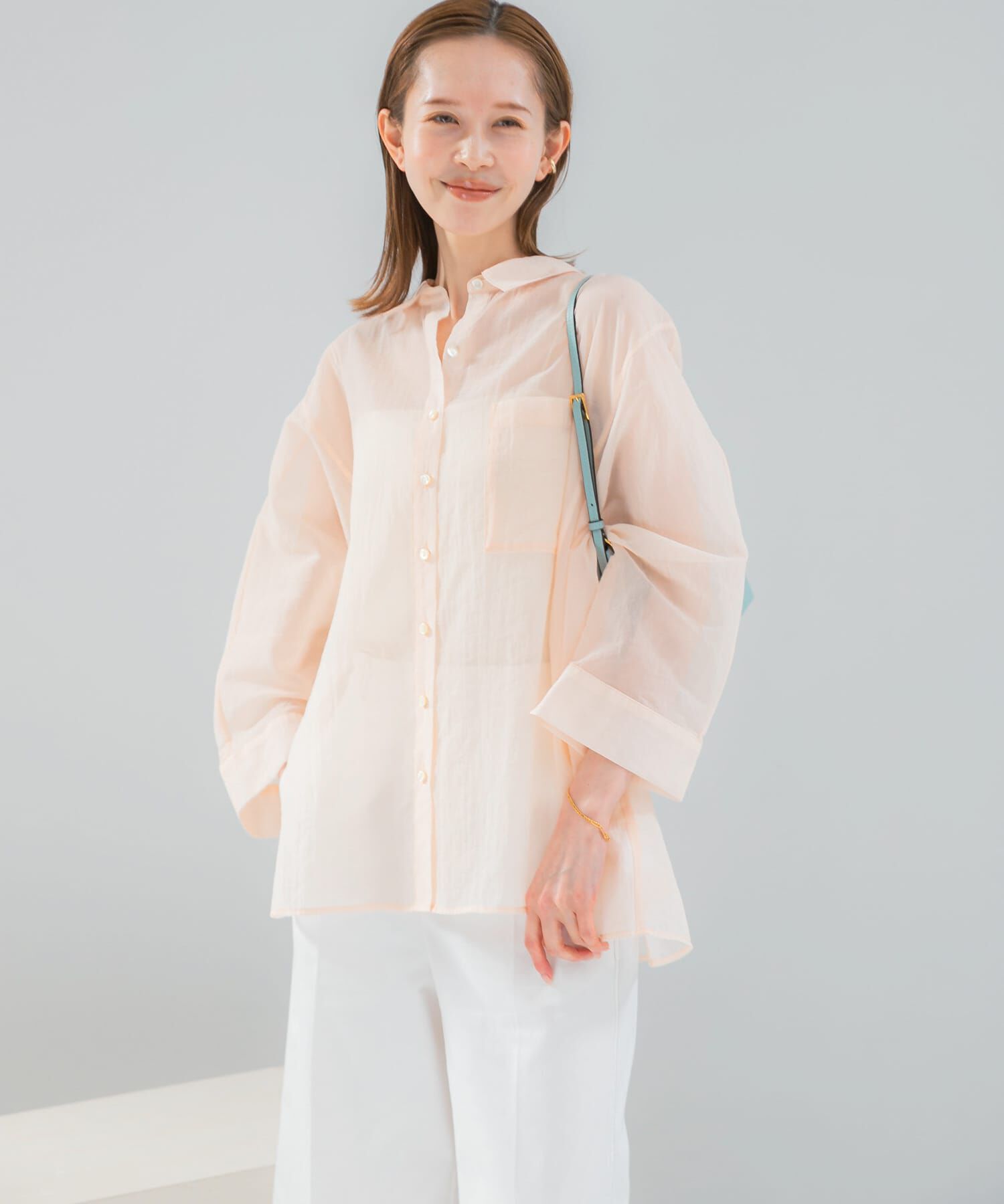 URBAN RESEARCH ROSSO「シアーコットンドルマンシャツ」|シャツ・ブラウス|