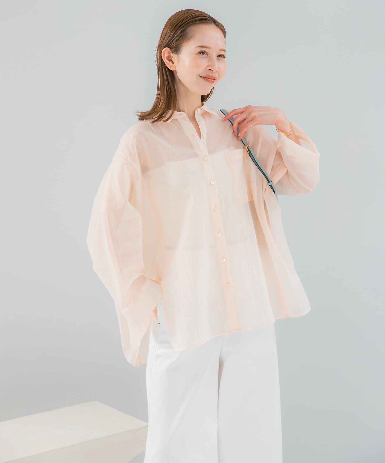 URBAN RESEARCH ROSSO「シアーコットンドルマンシャツ」|シャツ・ブラウス|